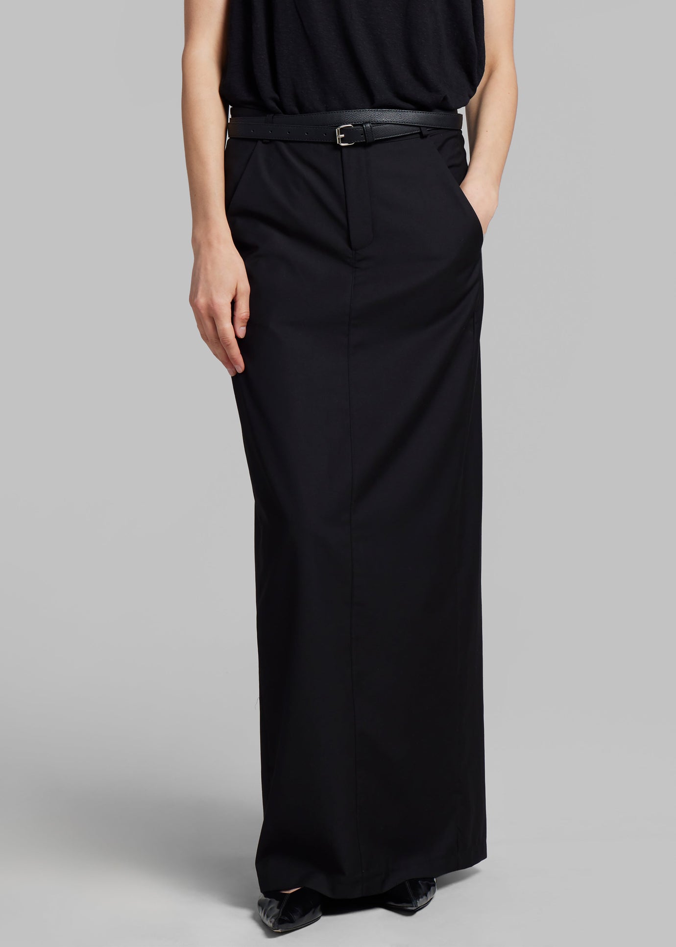 Eloise Maxi Skirt - Black - 1