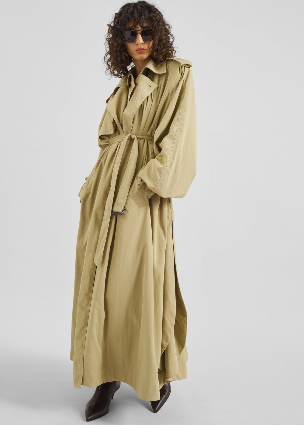 Elsdon Fluid Long Trench - Camel