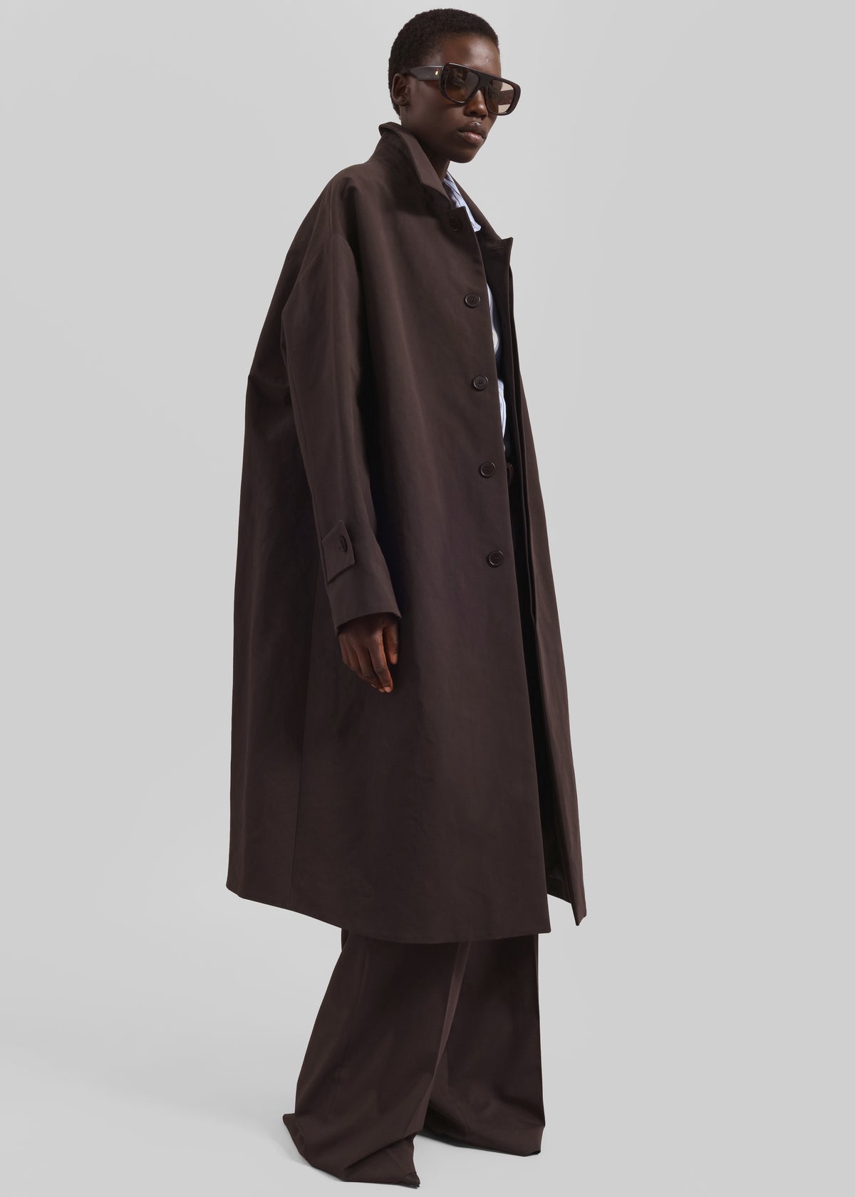 Elton Car Coat - Brown
