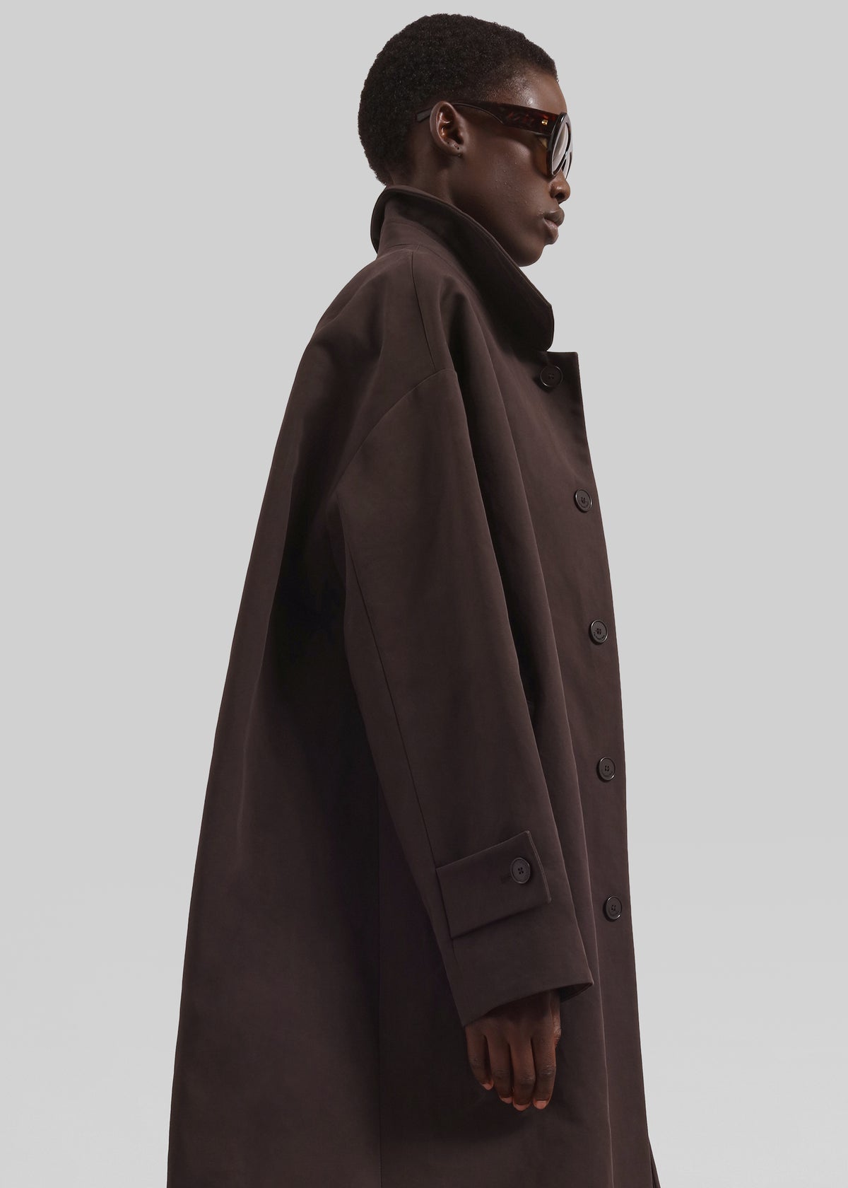 Elton Car Coat - Brown