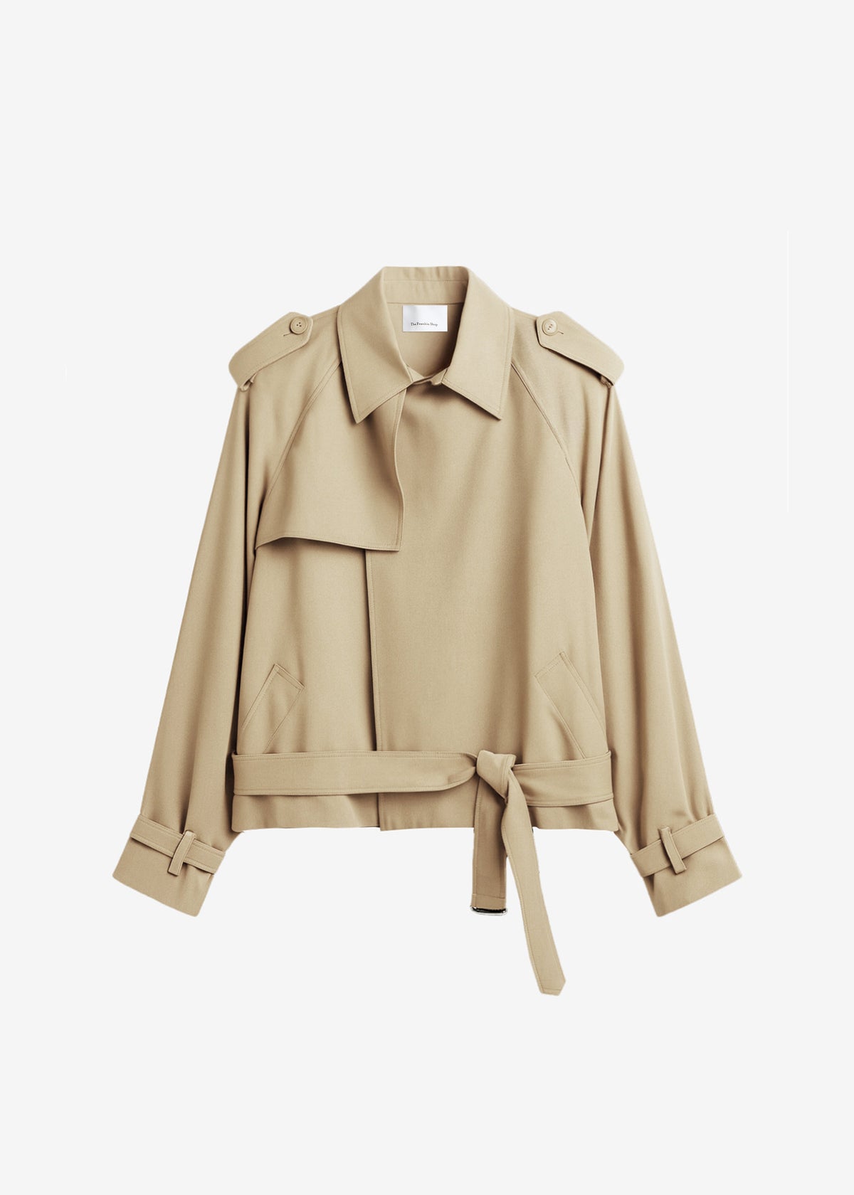 Elva Fluid Short Trench - Beige - 11