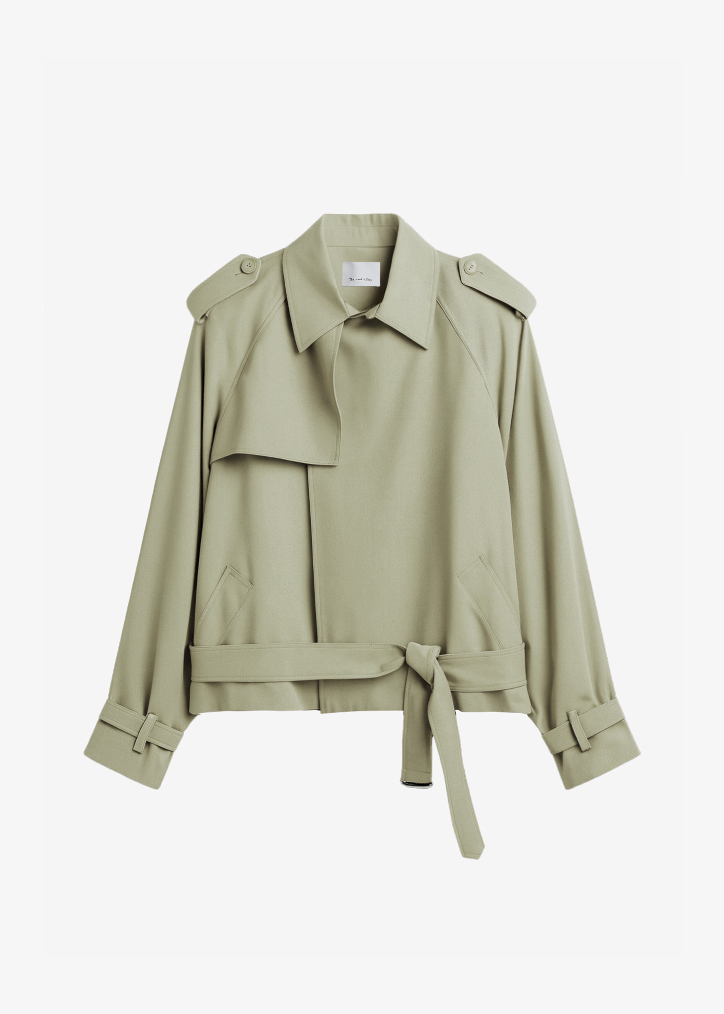 Elva Fluid Short Trench - Sage - 9