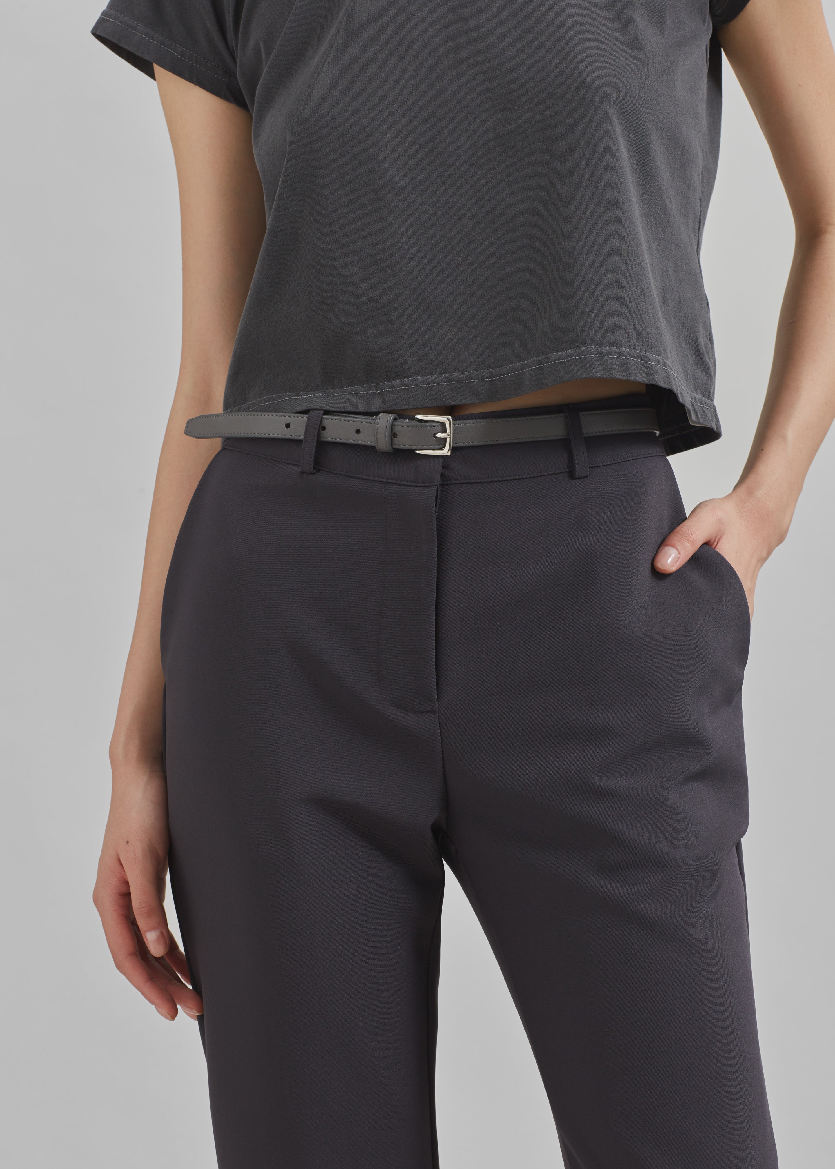 Emersyn Capri Pants - Charcoal - 3