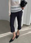 Emersyn Capri Pants - Black