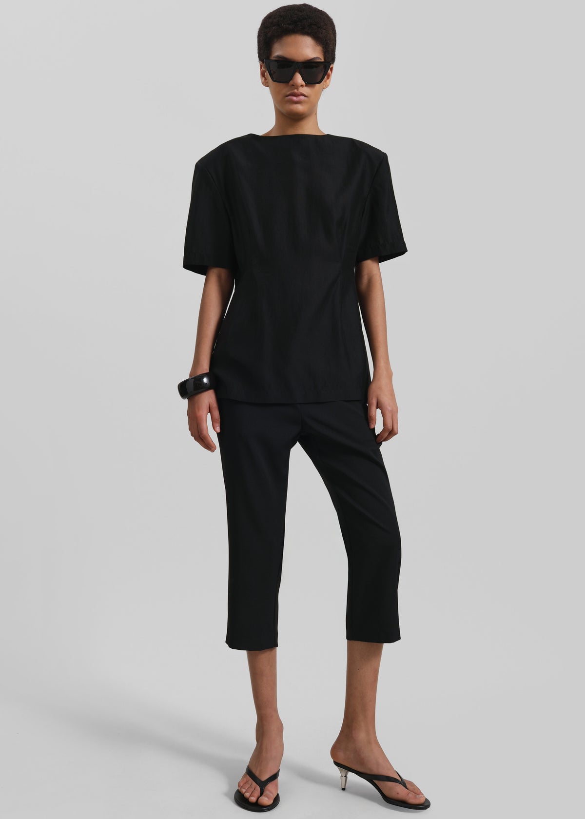 Emersyn Capri Pants - Black - 14