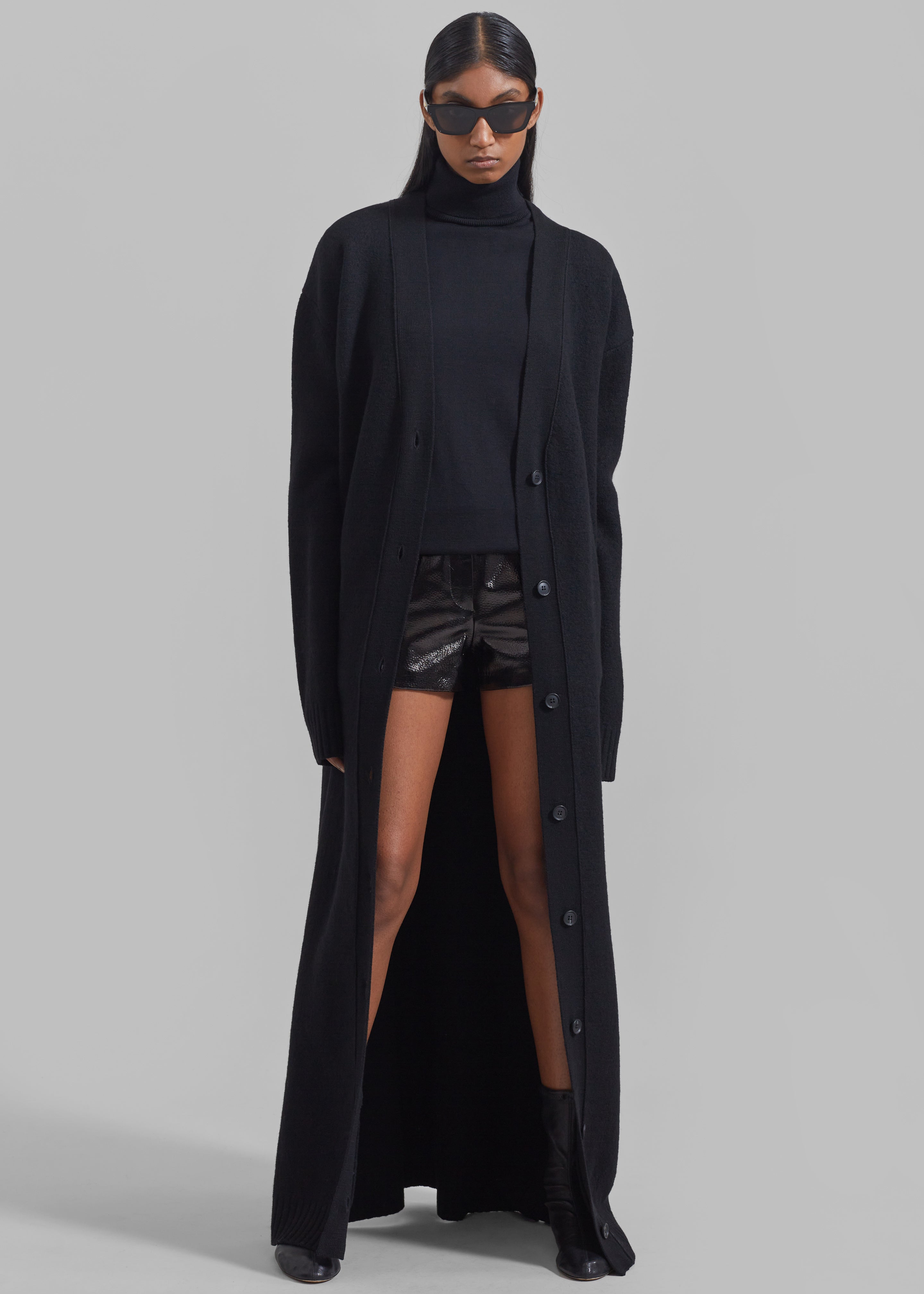 フォクシーブティック Long Cardigan 38093 カーディガン ブラック ITN0GWH1LTE2 フォクシーブティック Long Cardigan 38093 カーディガン ブラック
