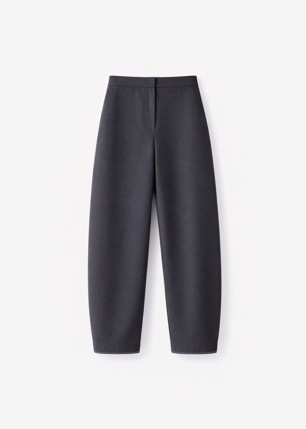 Pantaloni barrel Enya - Grigio scuro mélange