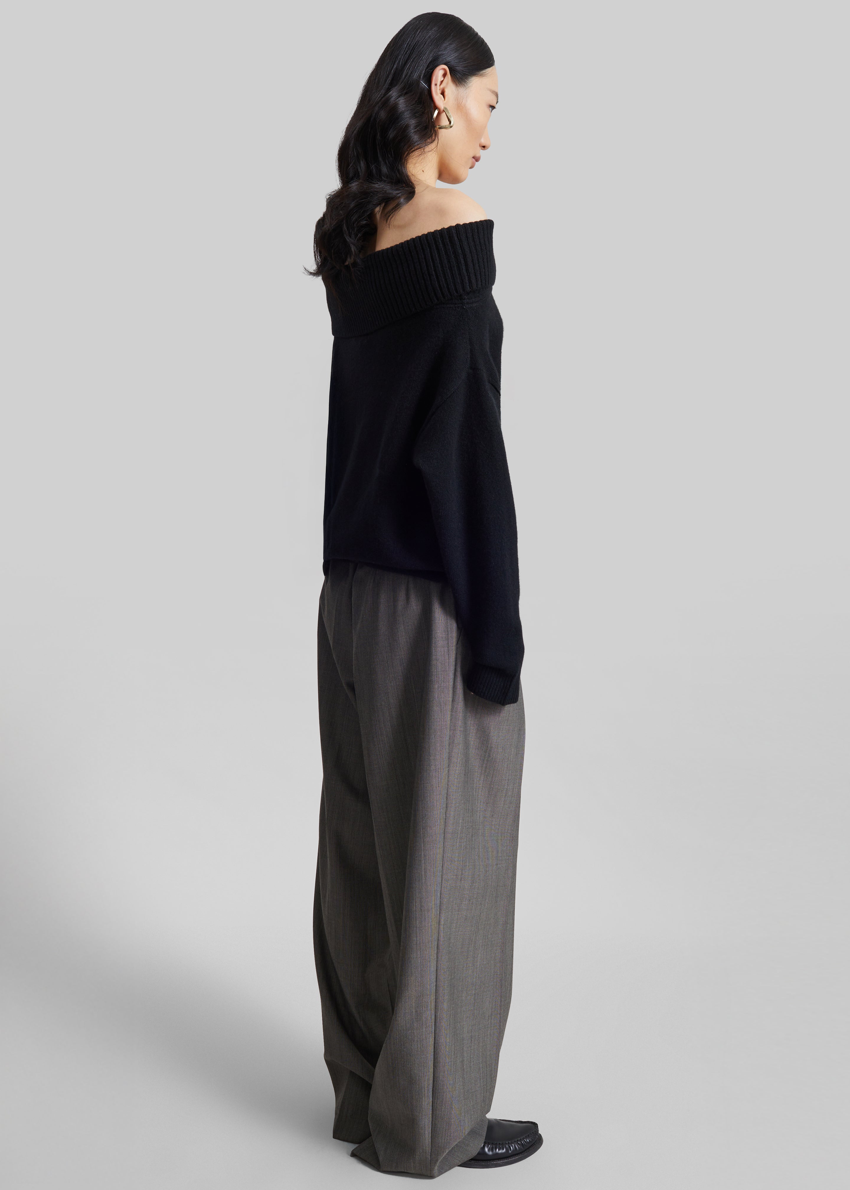 Pantalon Erena plissé - Taupe foncé - 7