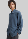 Ernest Soft Fluid Shirt - Slate Grey