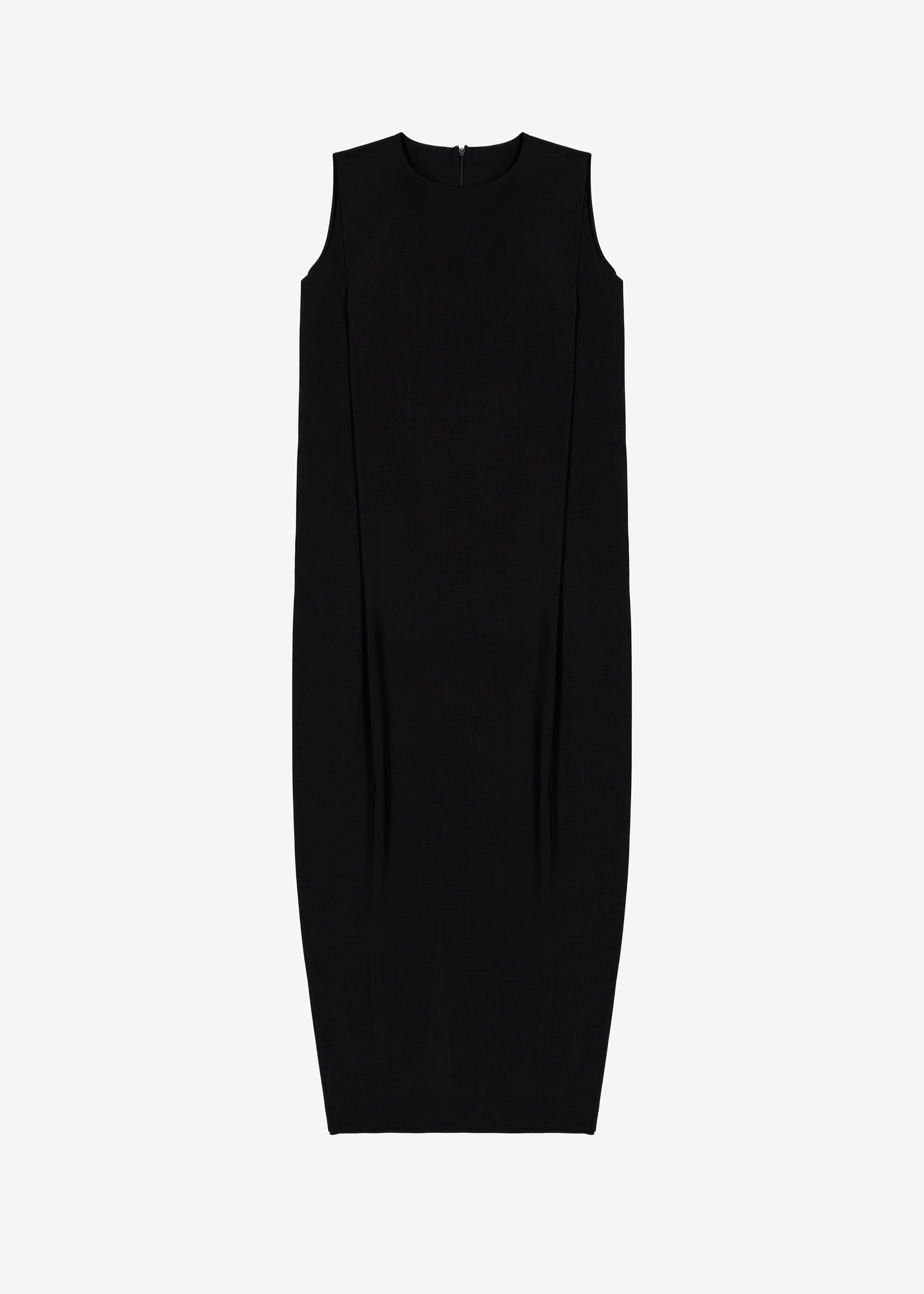 Eryn Sleeveless Pintuck Dress - Black - 6
