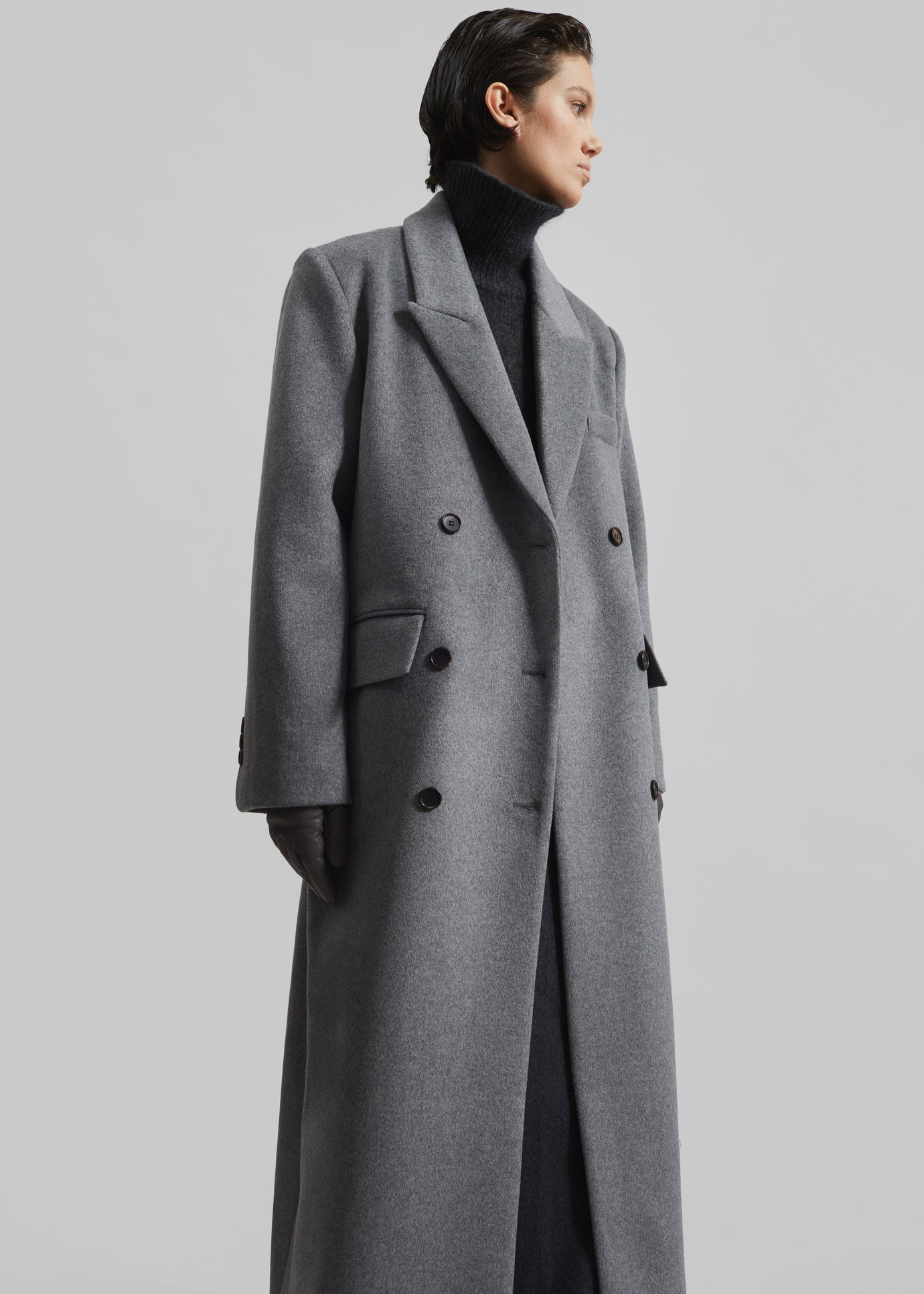 Eslov Coat - Grey - 1