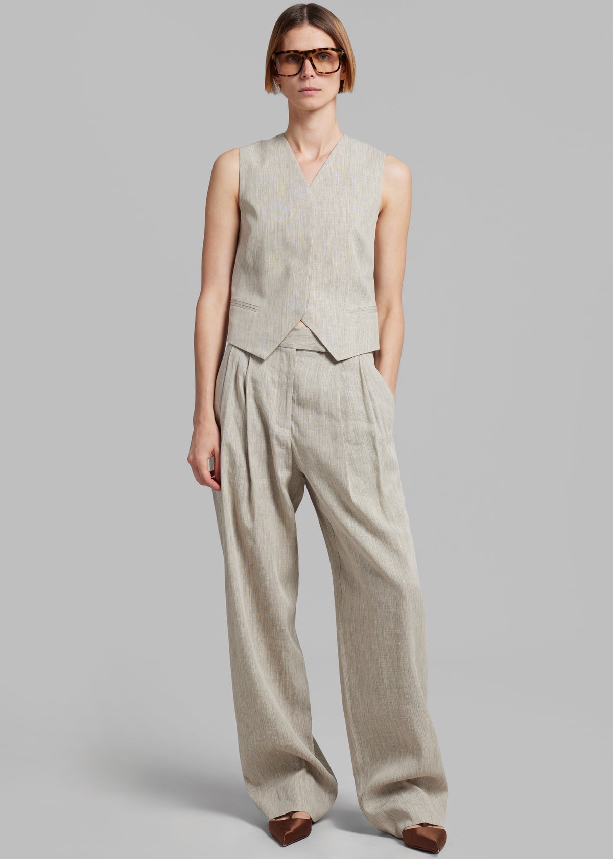 Esse Studios Bode Tailored Trousers - Asha Linen - 3