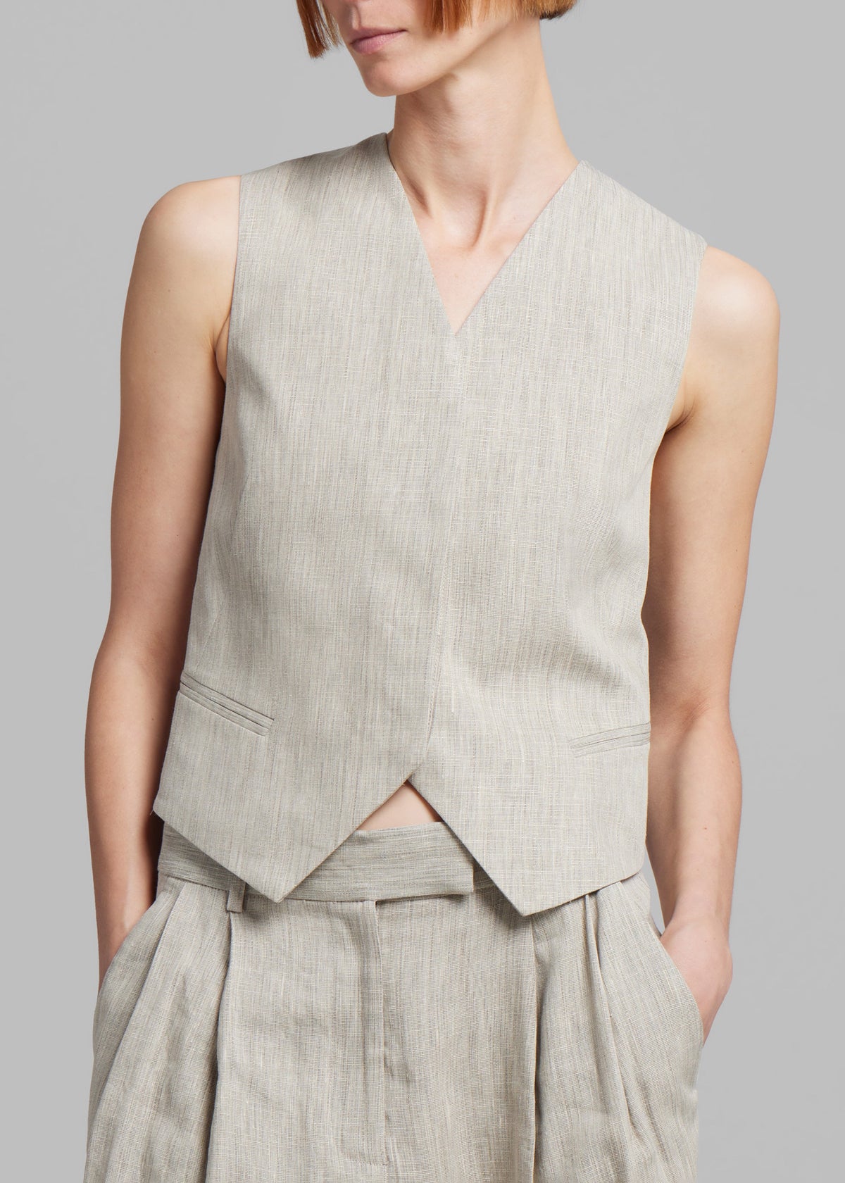 Esse Studios Bode Waistcoat - Asha Linen - 4