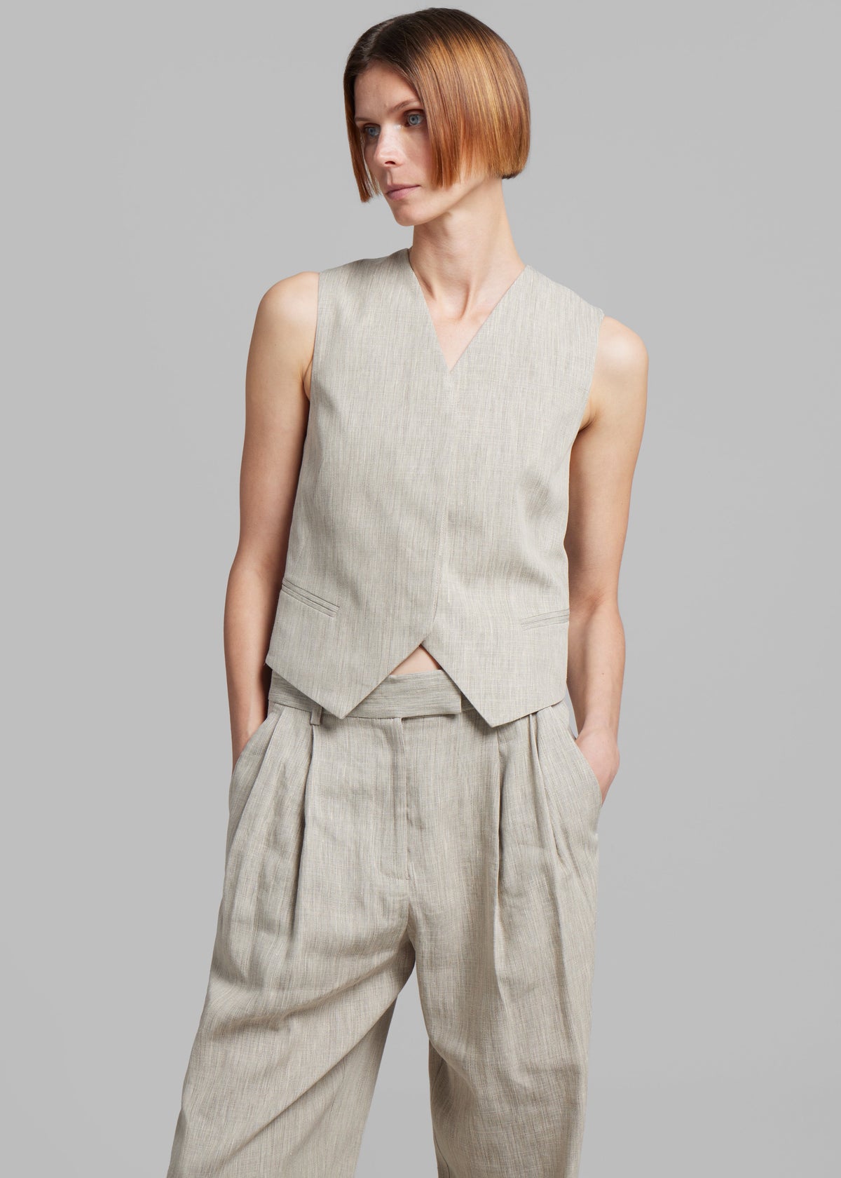 Esse Studios Bode Waistcoat - Asha Linen - 1