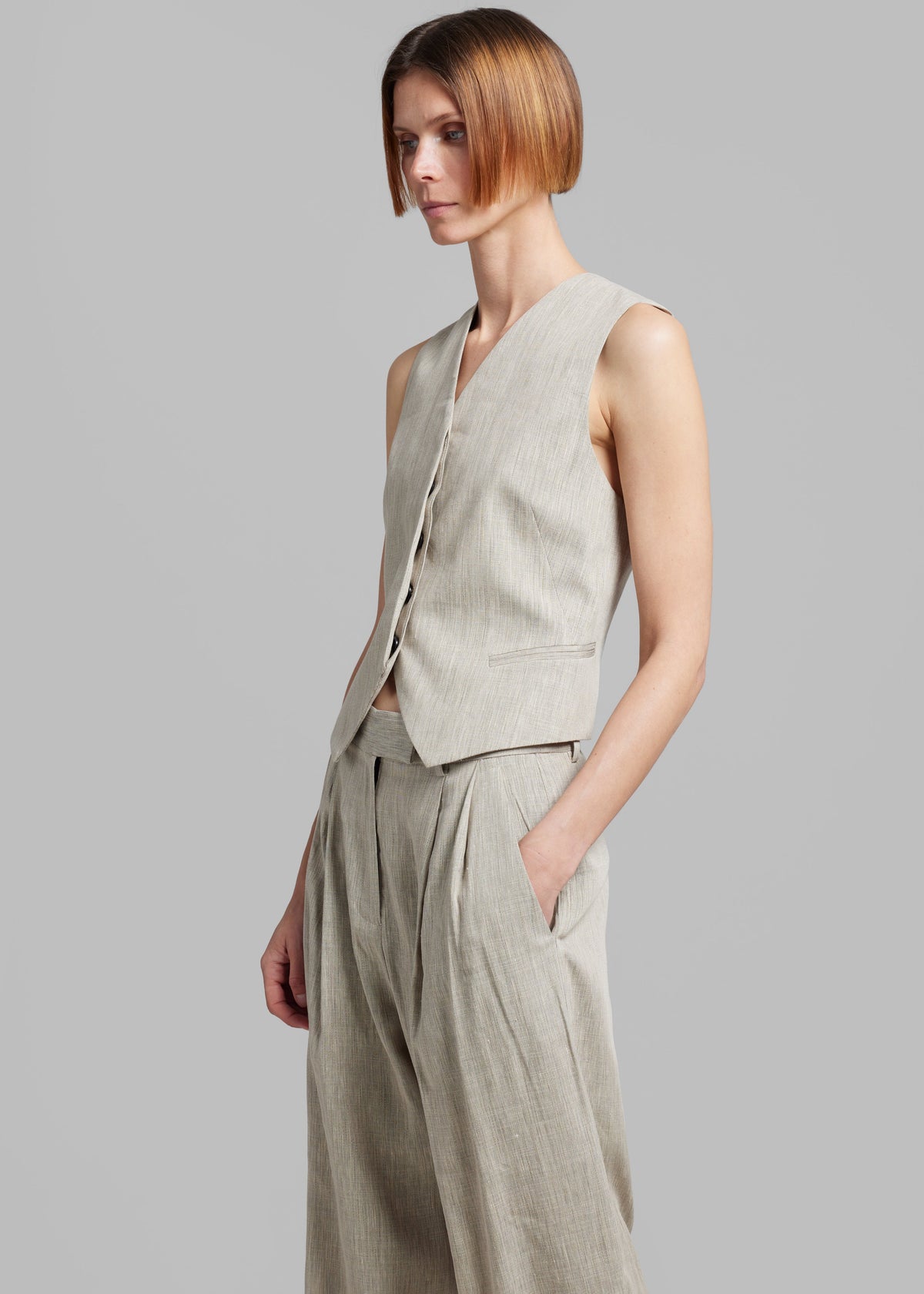 Esse Studios Bode Waistcoat - Asha Linen - 6