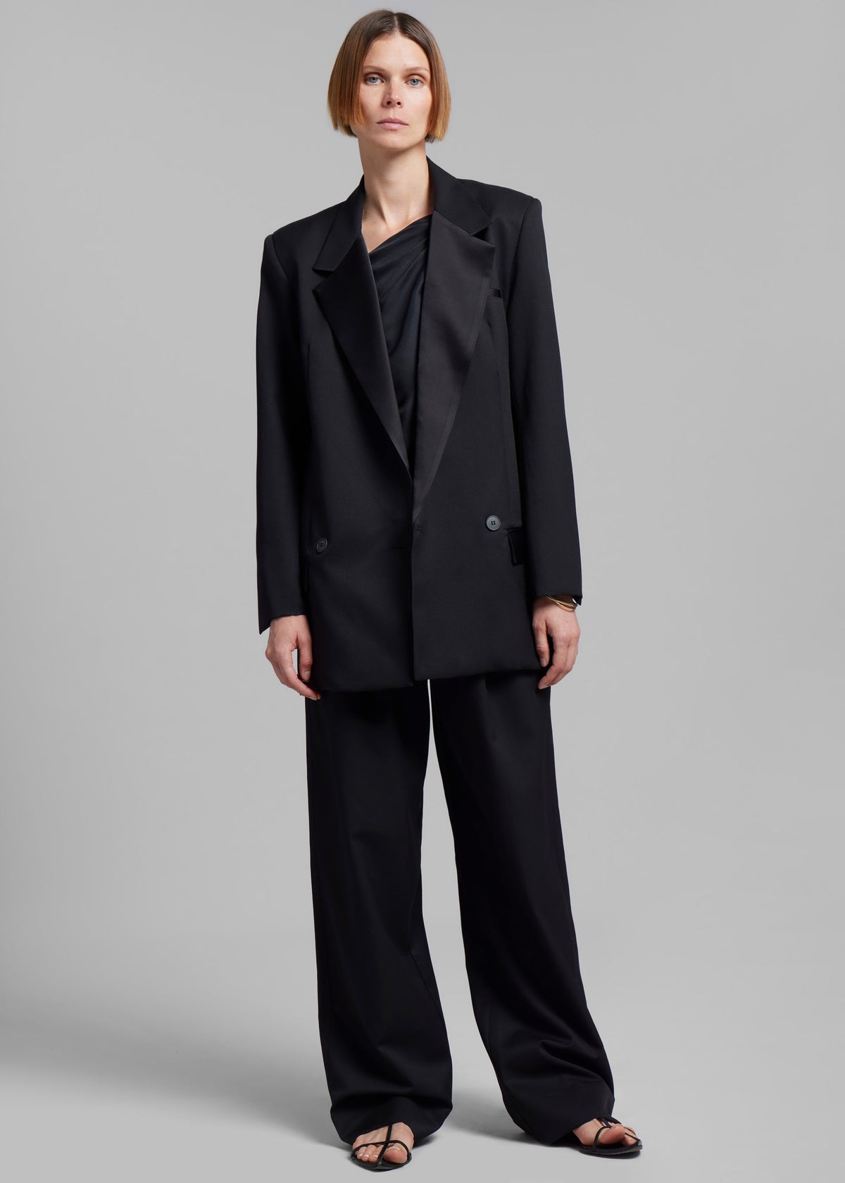 Esse Studios Tux Double Blazer - Black - 2