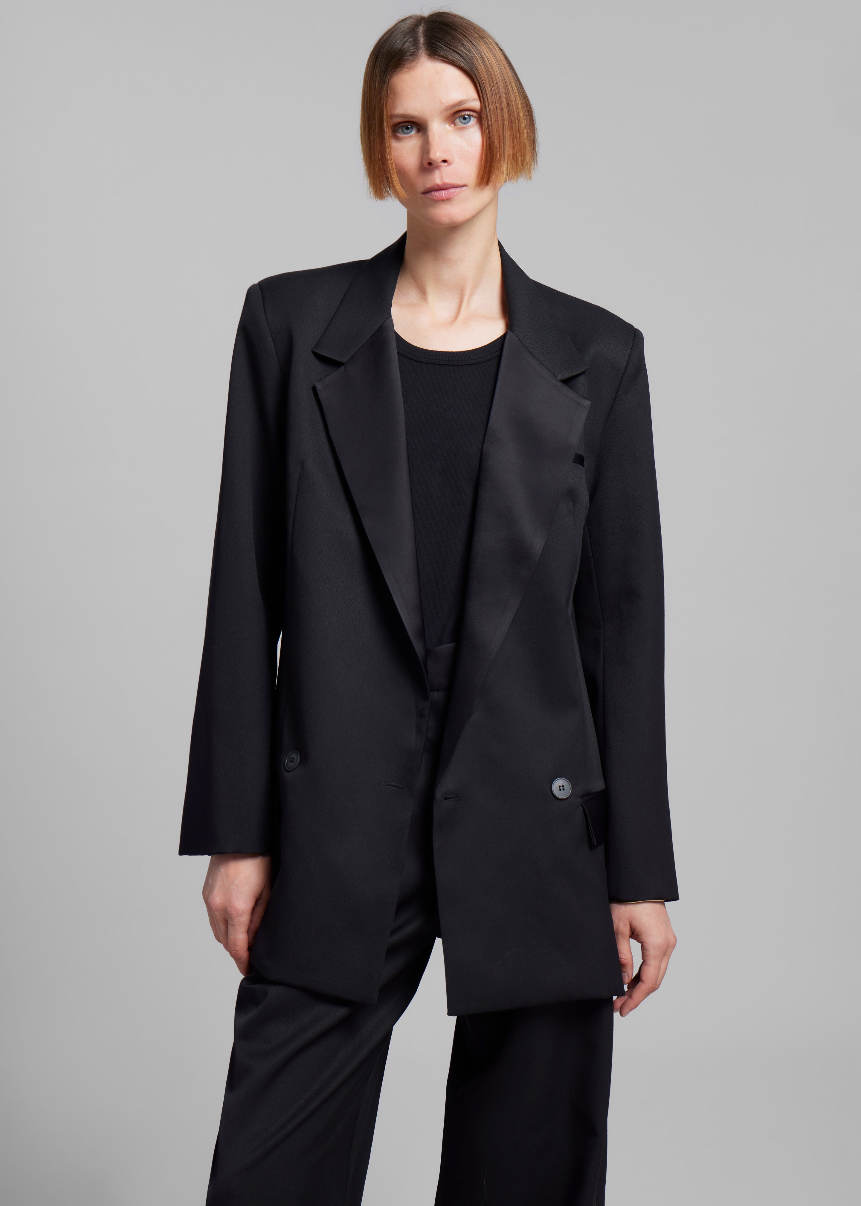 Esse Studios Tux Double Blazer - Black - 7