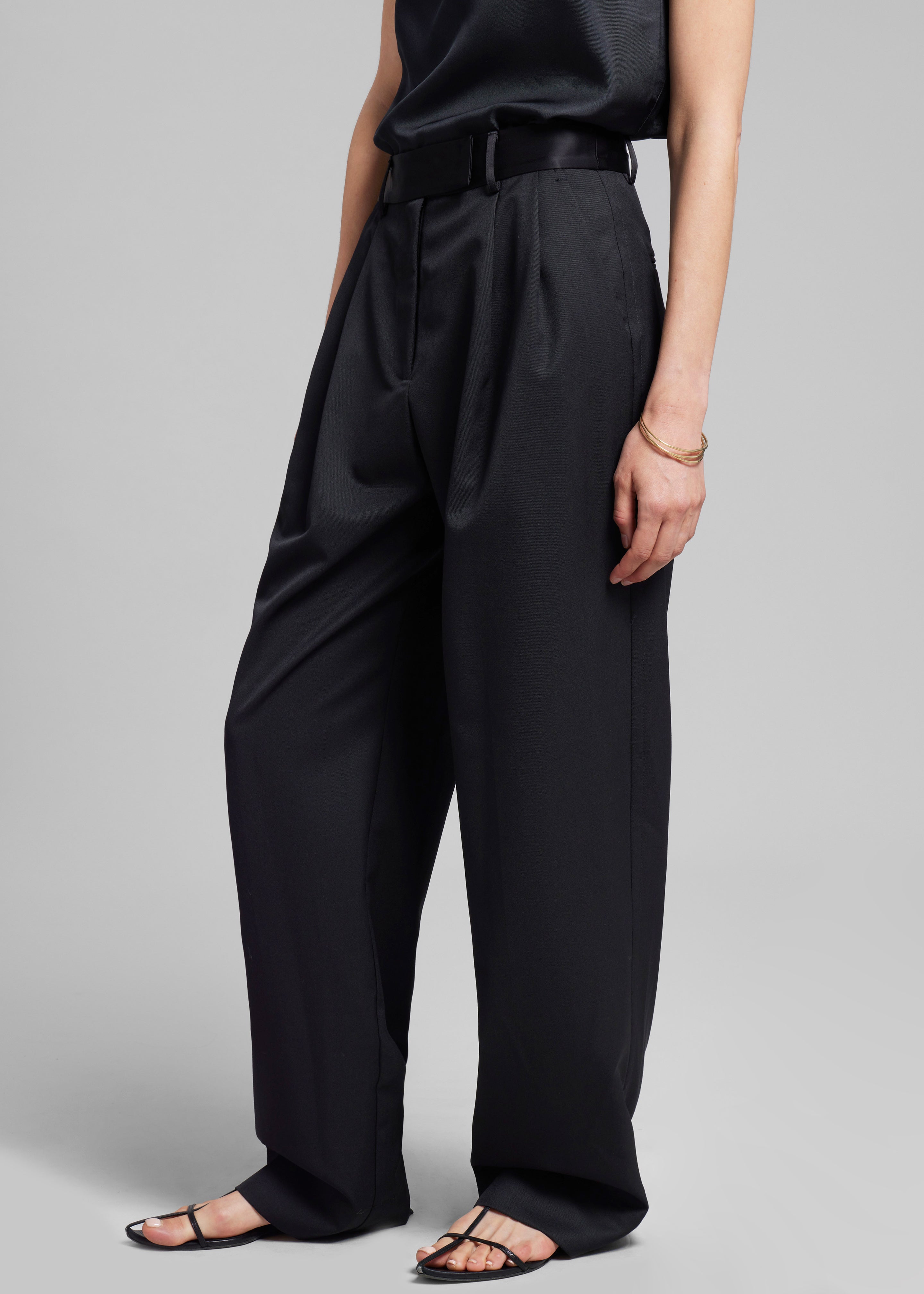 Esse Studios Tux Tailored Trousers - Black - 3