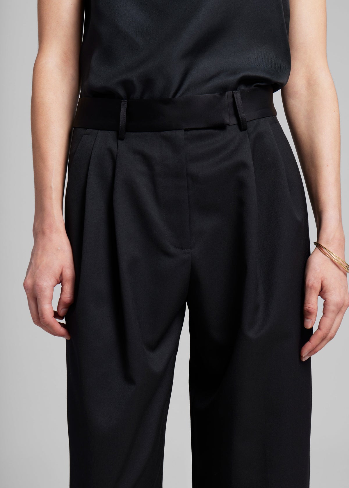 Esse Studios Tux Tailored Trousers - Black - 6