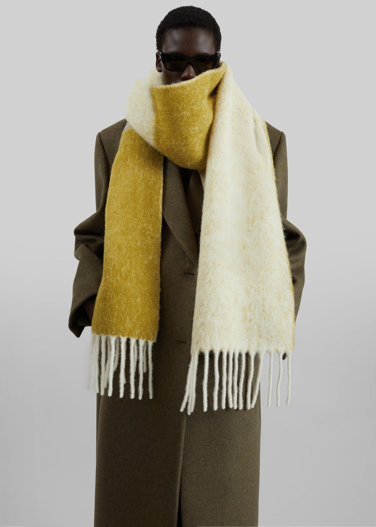 Ester Bicolor Scarf - Lime