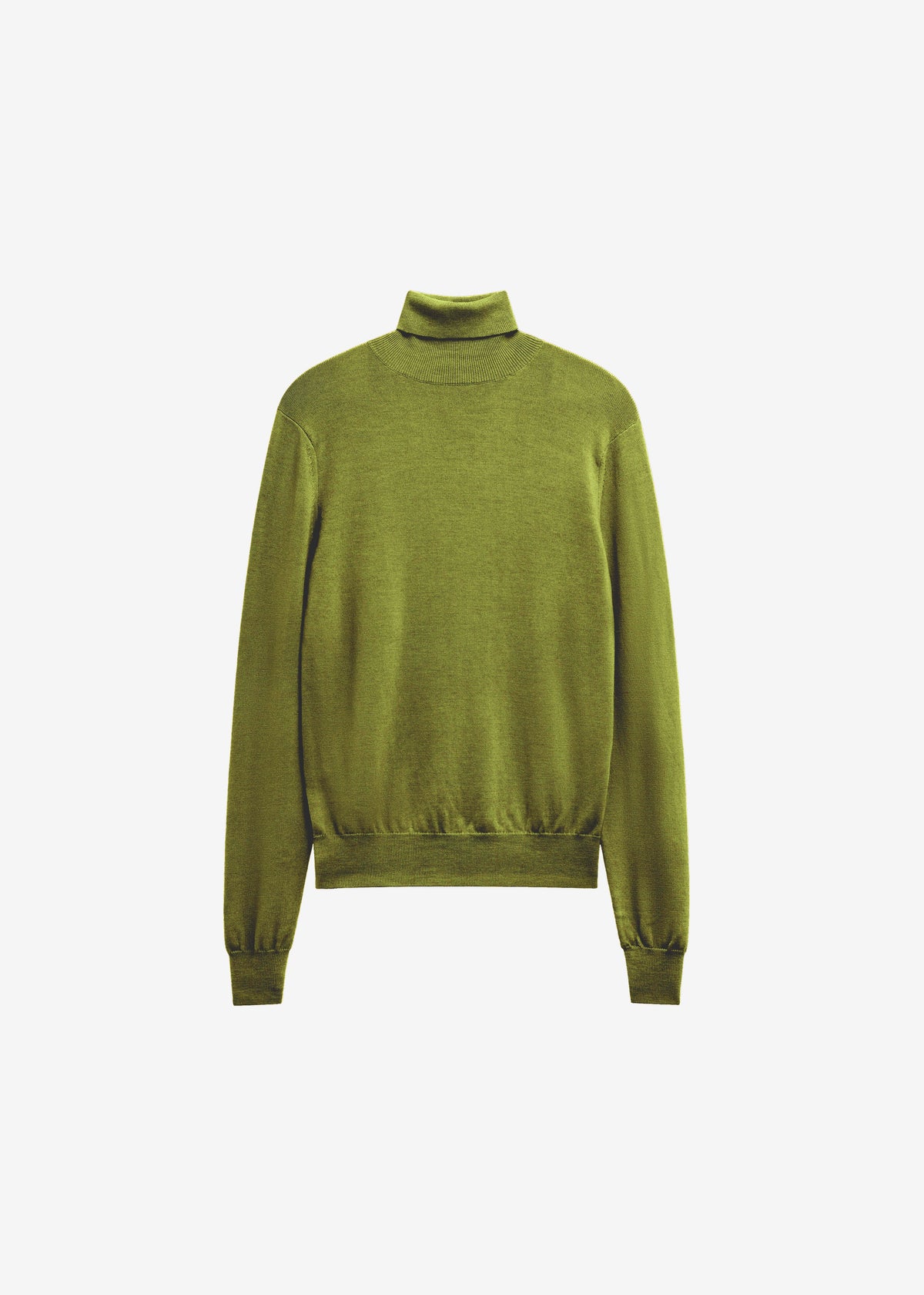 Eve Thin Turtleneck Sweater - Army Green
