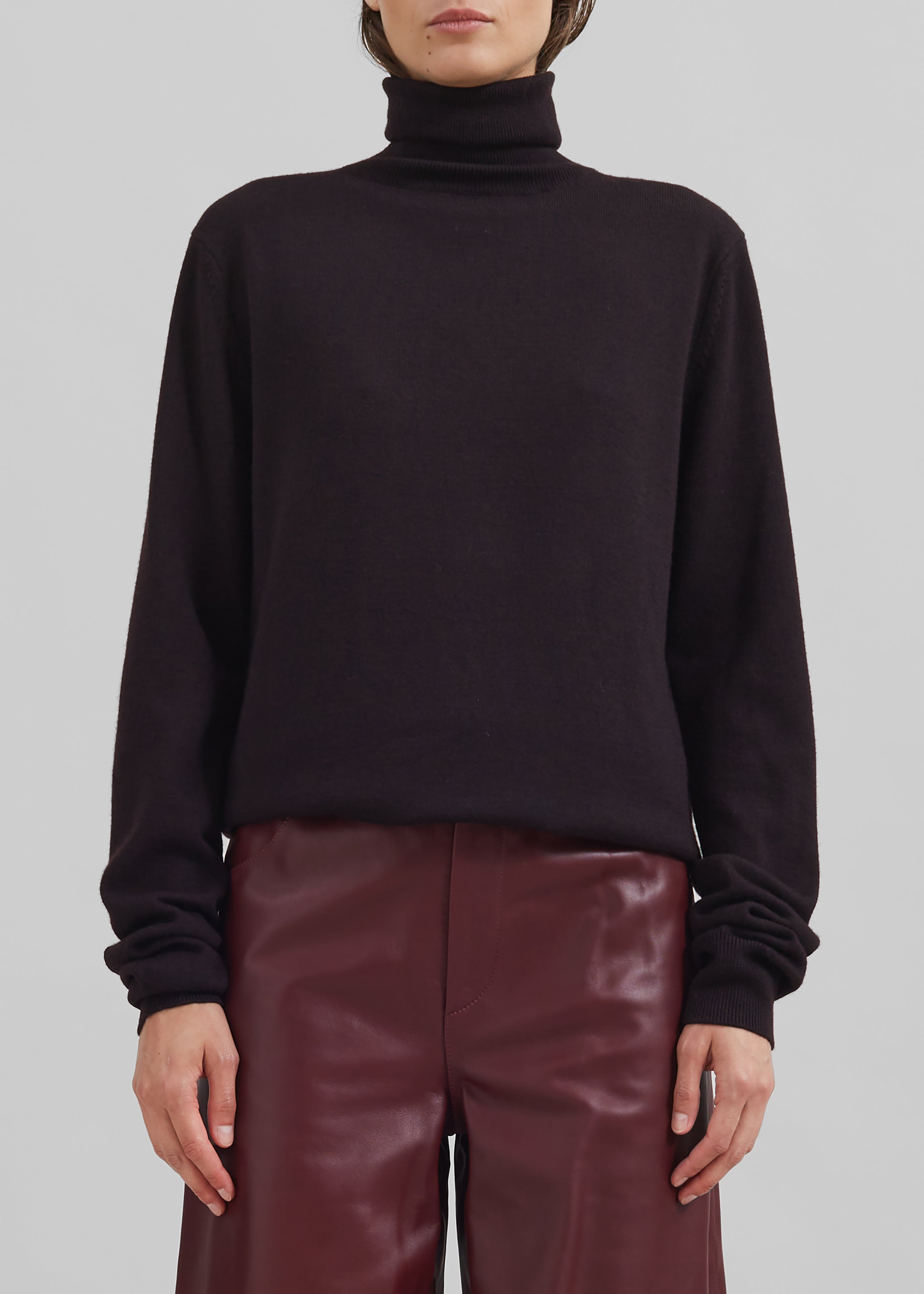 Plum turtleneck hotsell