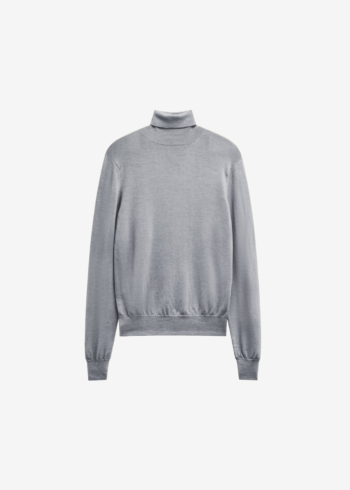 Pull Eve fin à col roulé - Gris clair