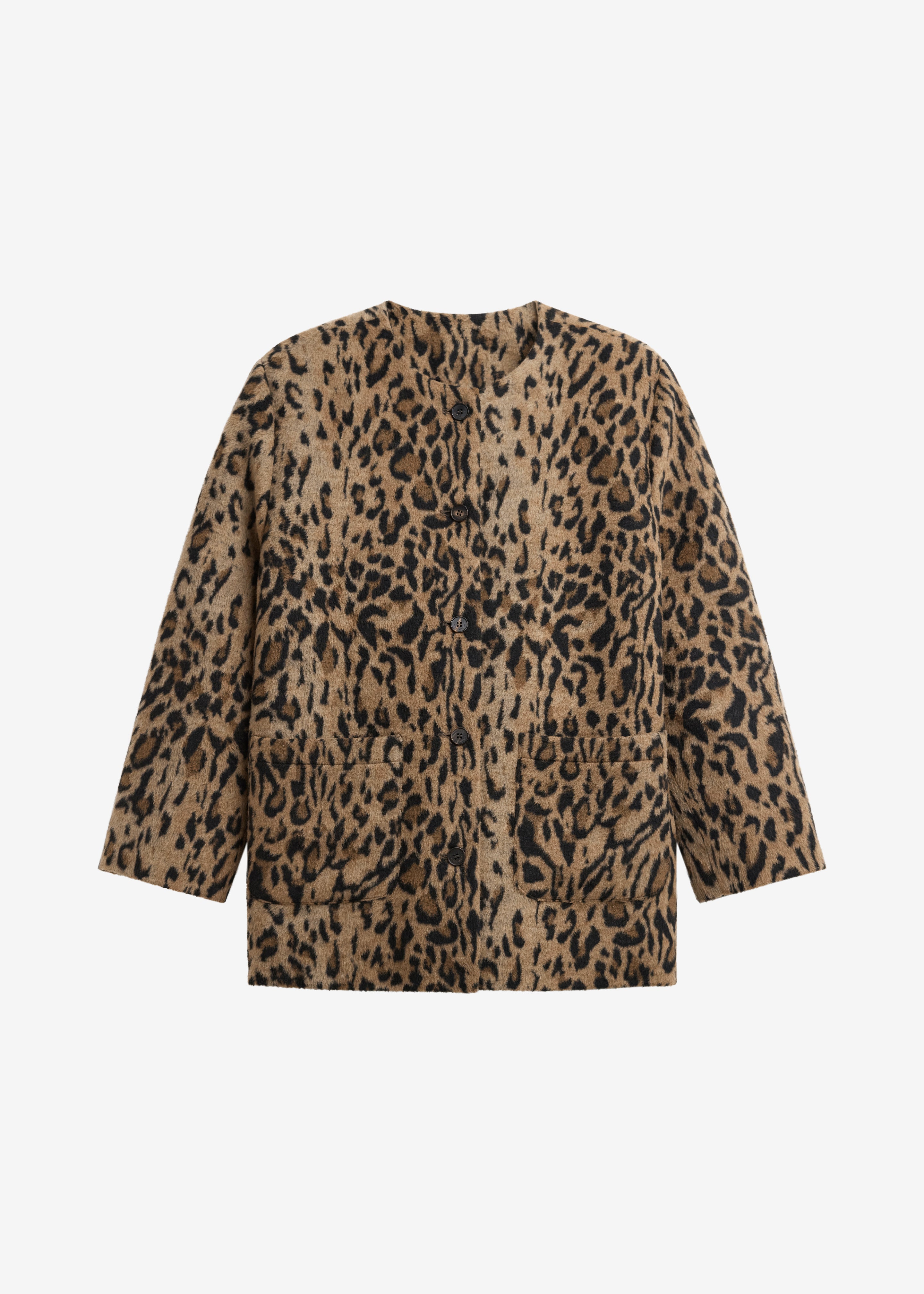 Evolene Boxy Jacket - Leopard Brown – The Frankie Shop Europe