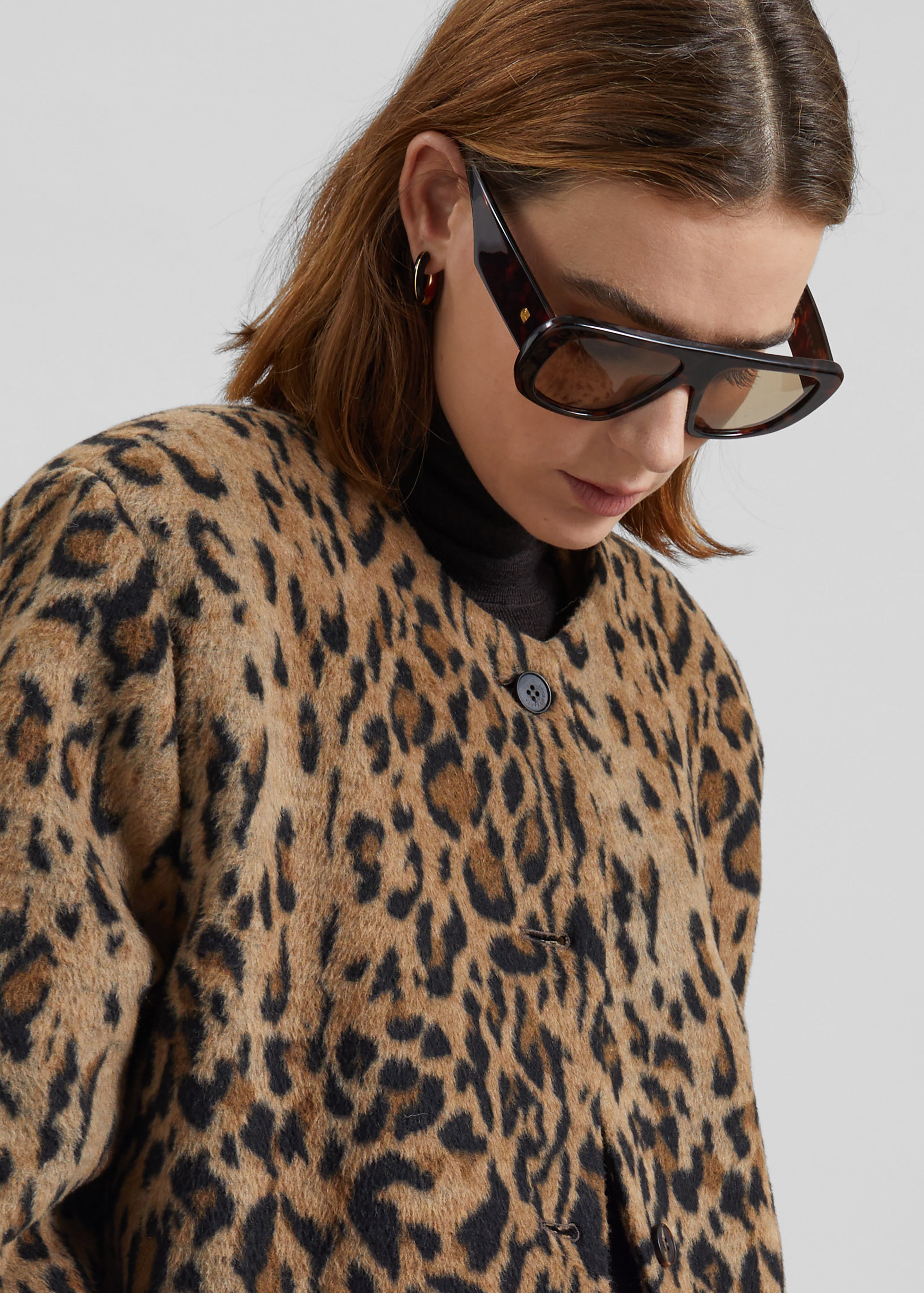 Evolene Boxy Jacket - Leopard Brown – The Frankie Shop Europe