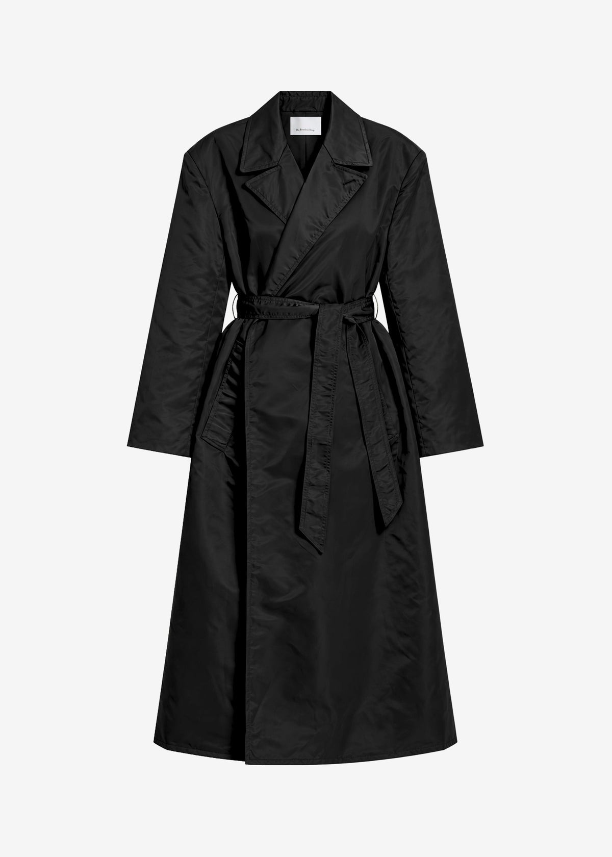 Eymi Technical Trench Coat - Black