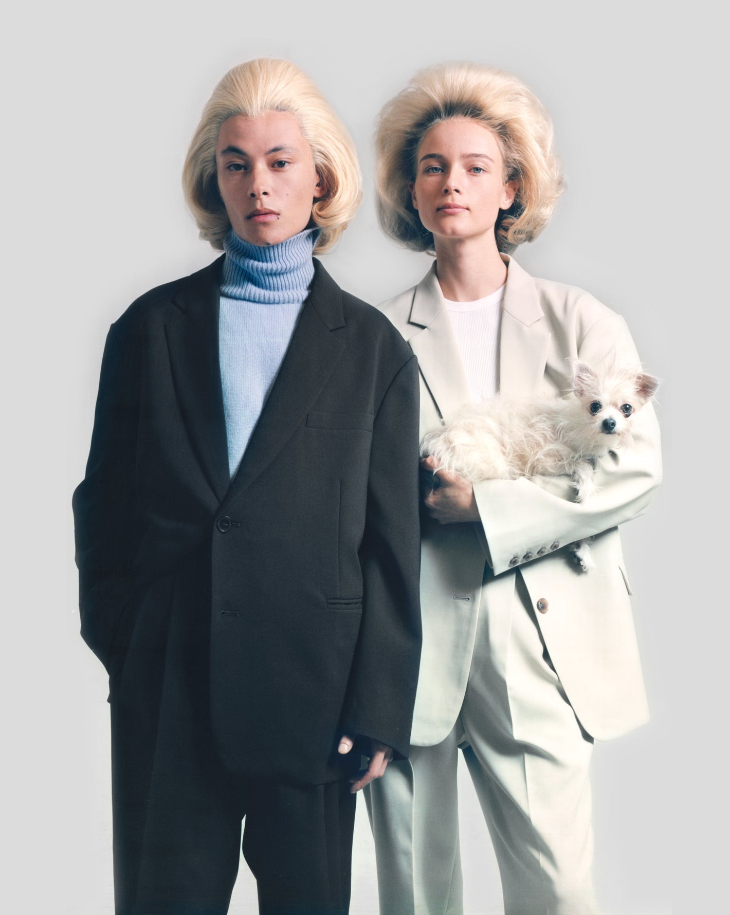 Two model dressed in the Frankie Shop for the "Just Frankie" campaign 