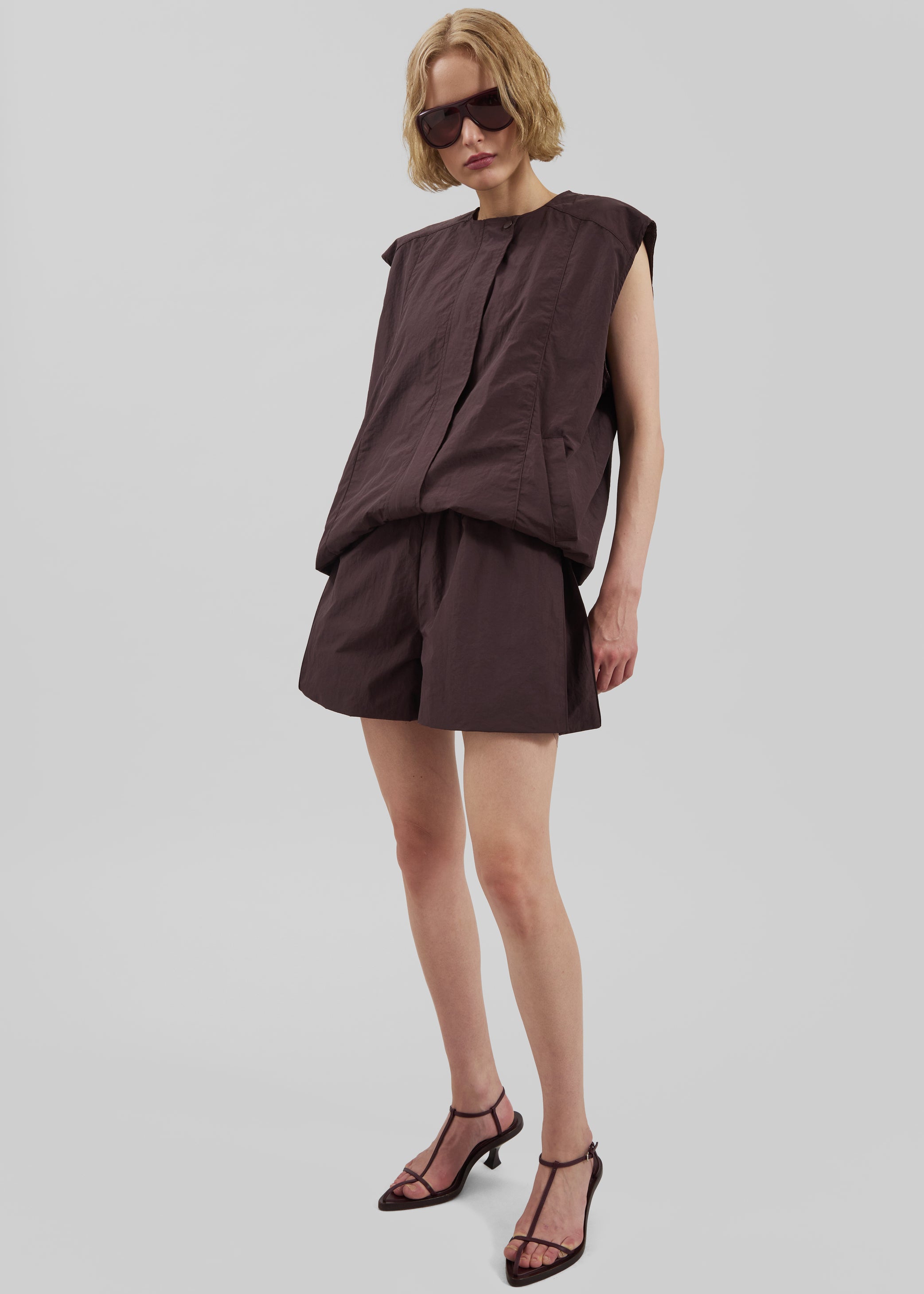 Shop the look image for Faenza Vest - Burgundy