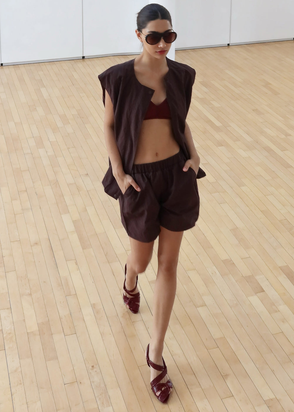 Faenza Boxer Shorts - Burgundy