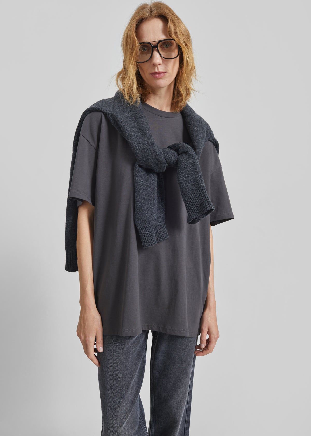 Faro Boxy Tee - Charcoal - 4