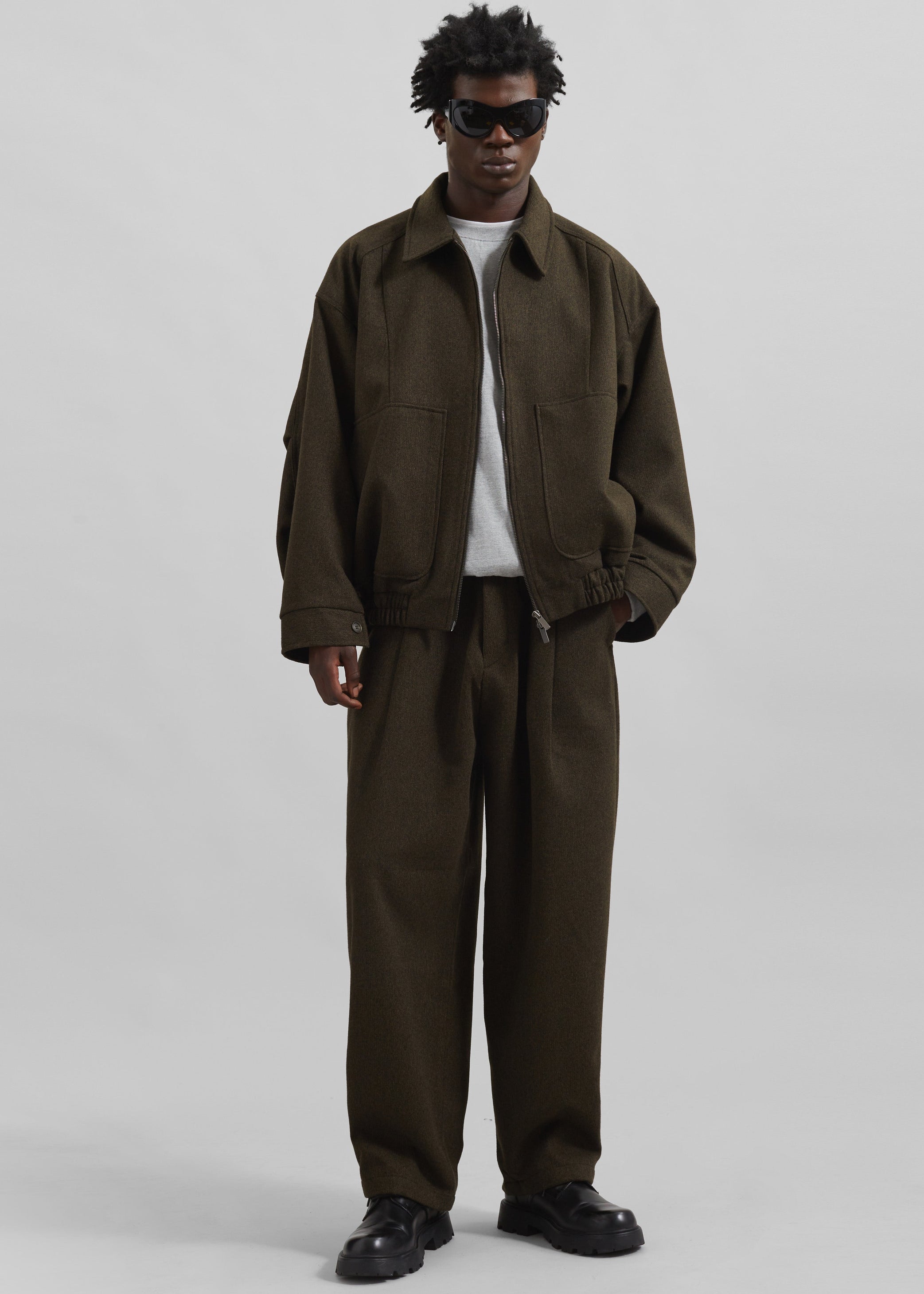 Shop the look image for Felix Jacket - Dark Olive