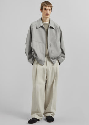 Felix Textured Jacket - Greige Melange