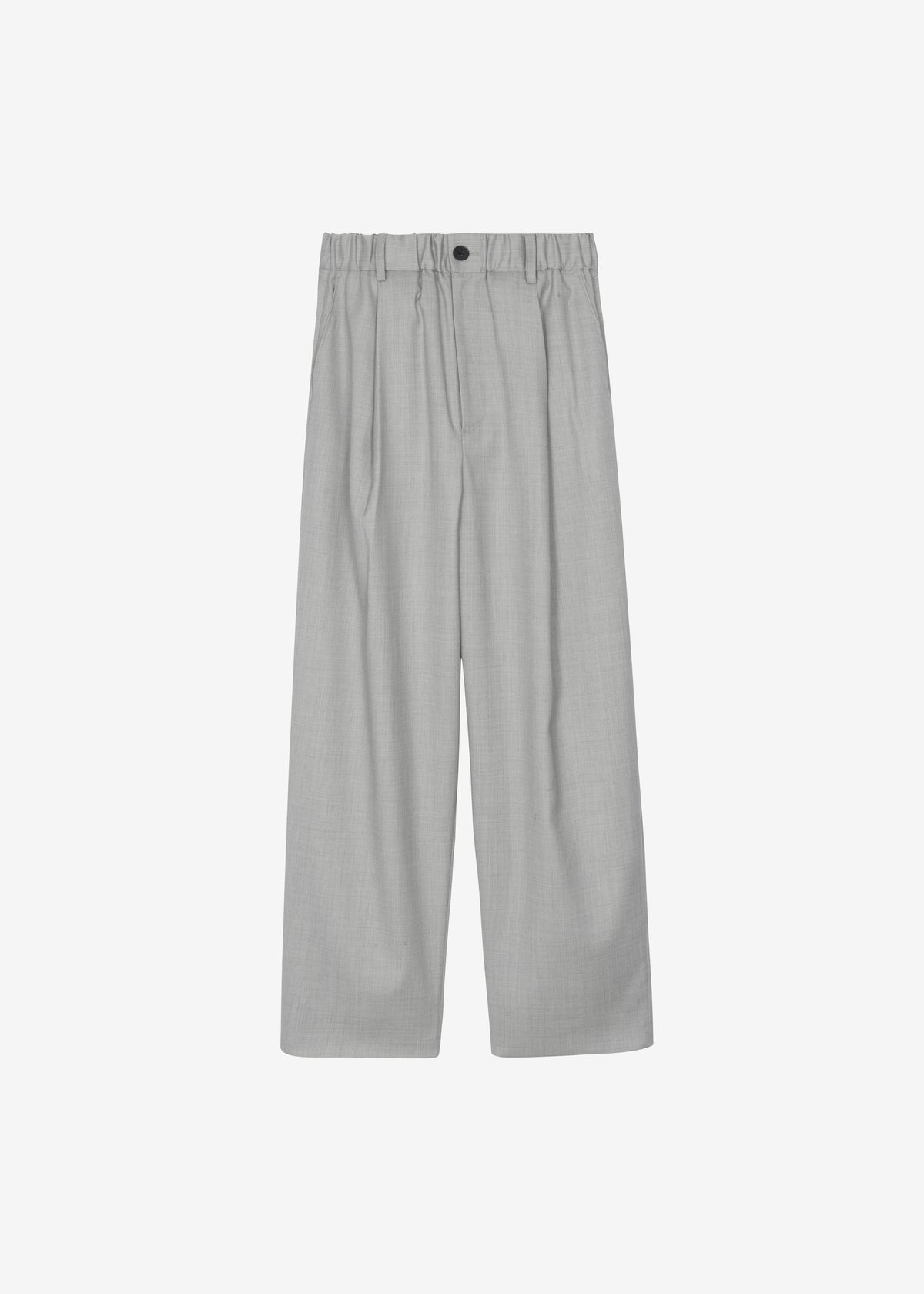 Felix Textured Trousers - Greige Melange - 9