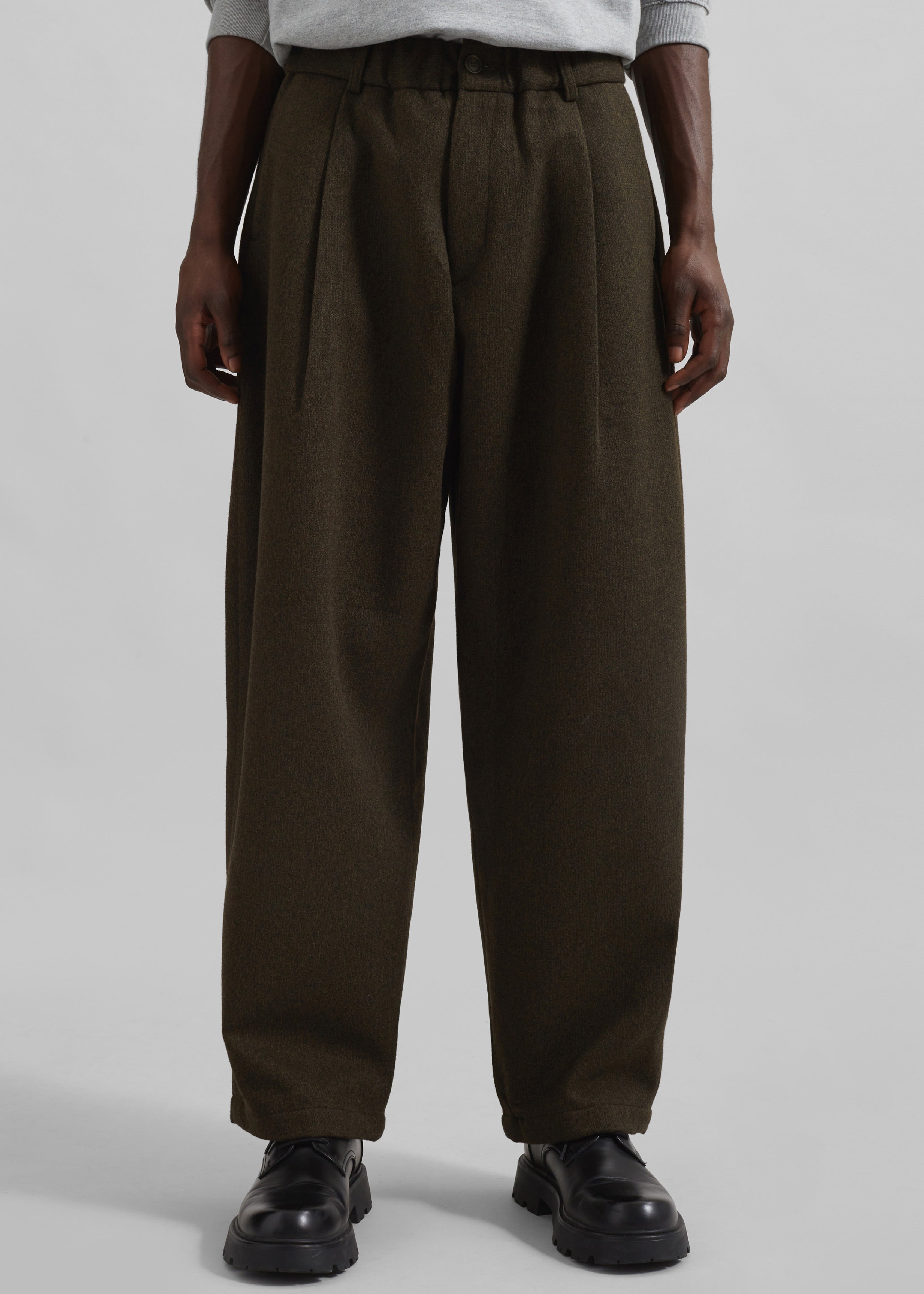 Felix Trousers - Dark Olive - 4