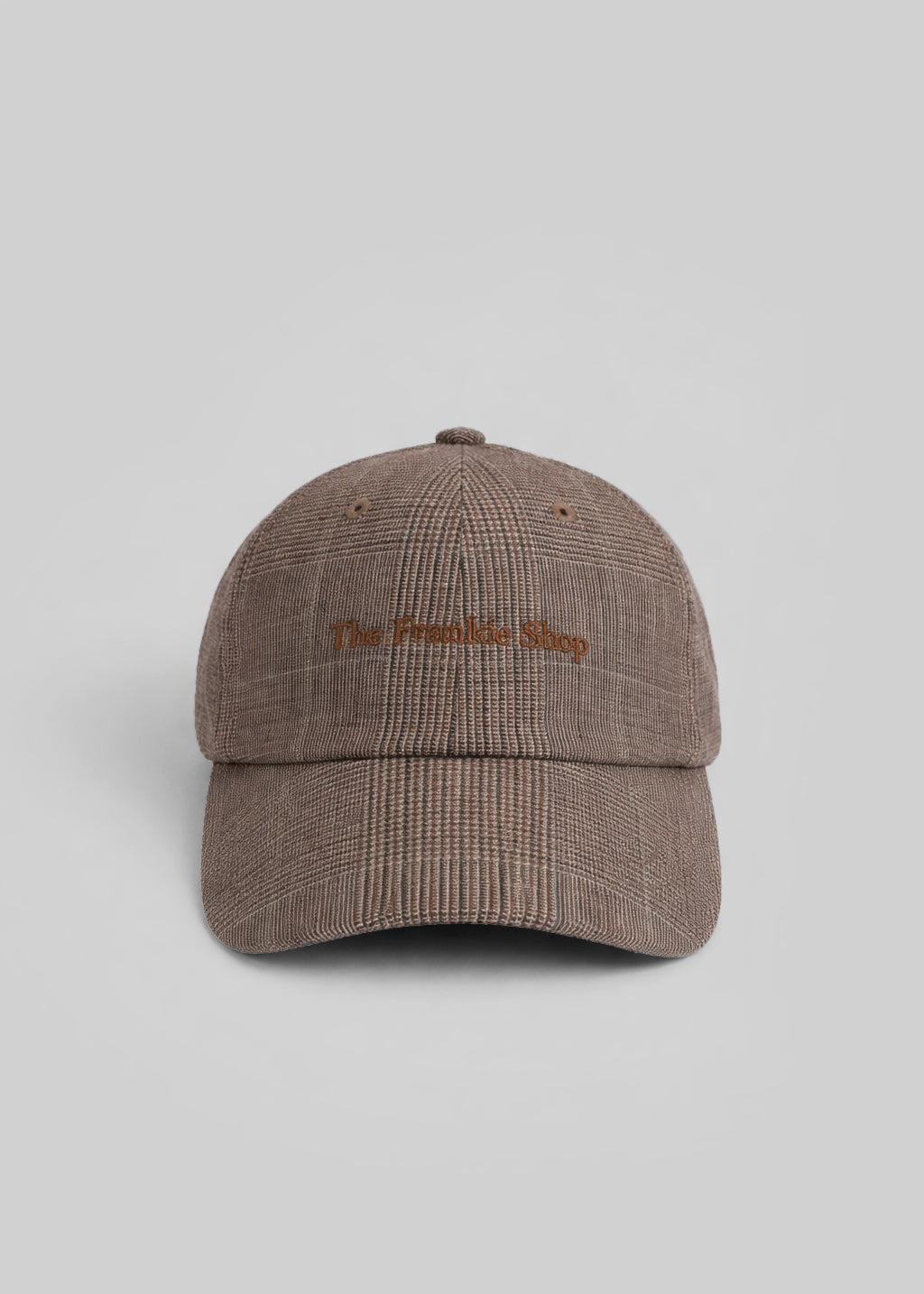Frankie Baseball Cap - Brown Glen Plaid - 5