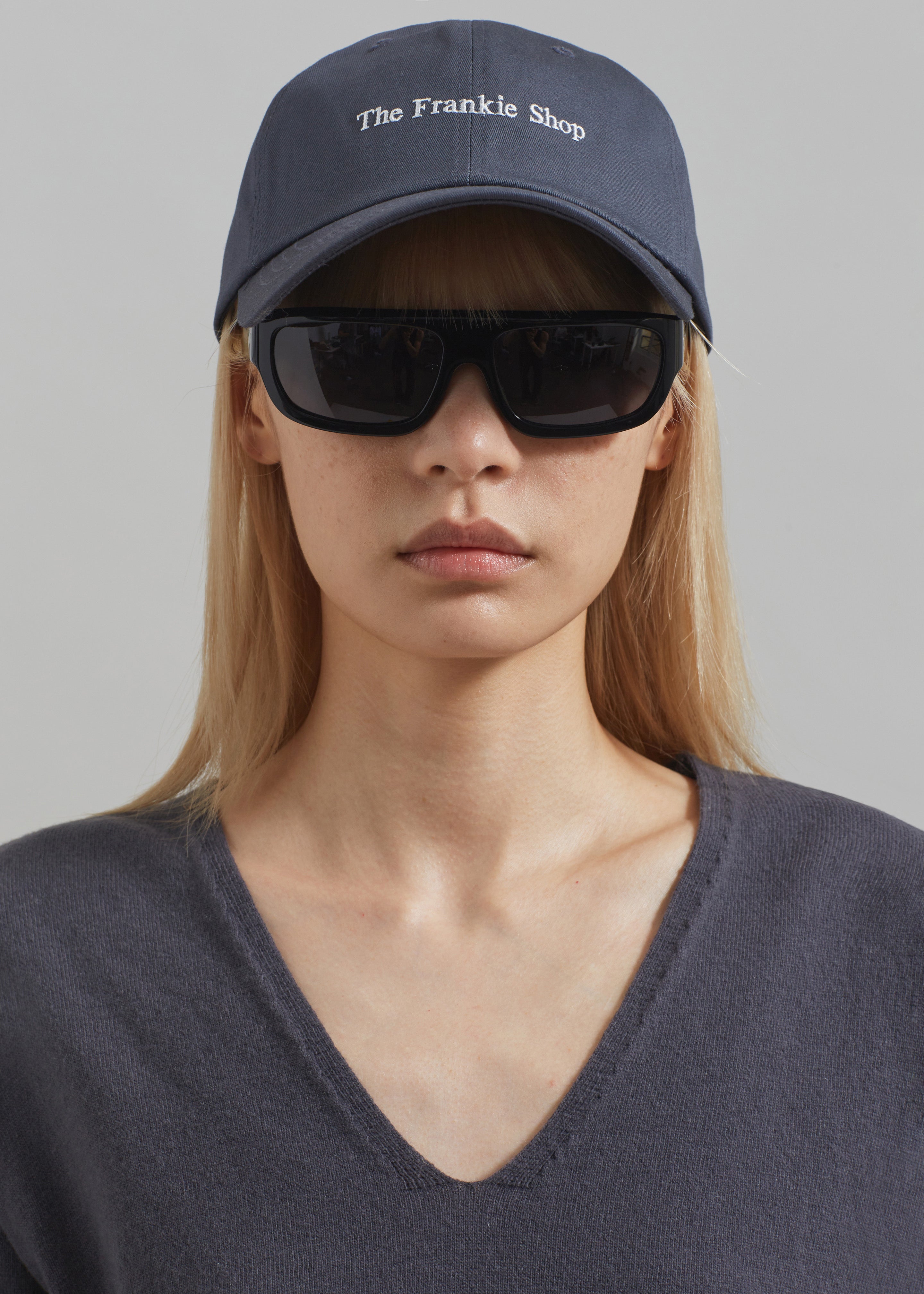 Frankie Baseball Cap - Deep Navy - 3