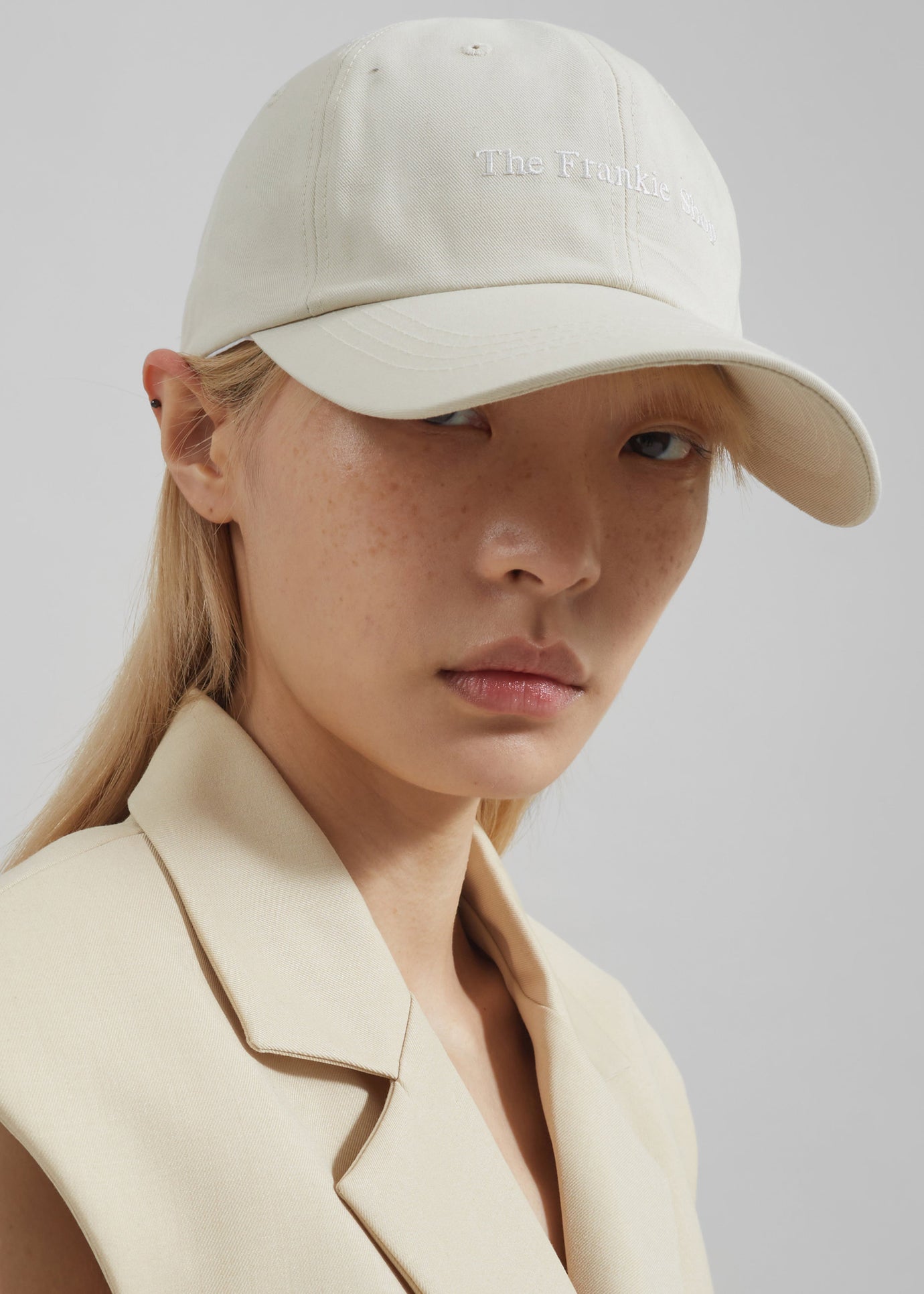 Frankie Baseball Cap - Ivory - 1