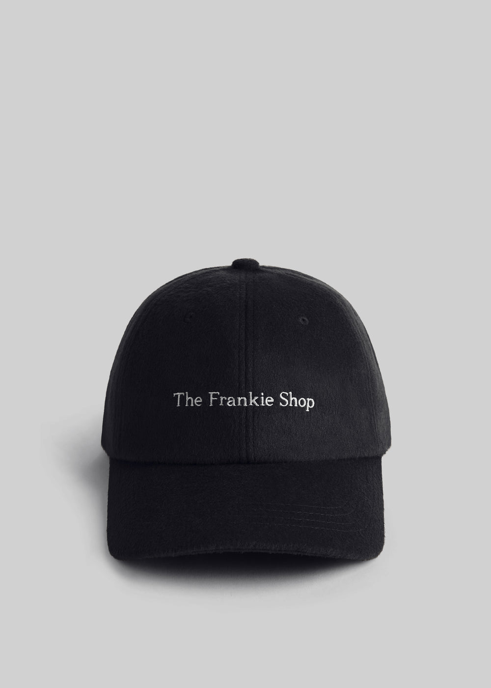 Frankie Wool Baseball Cap - Black