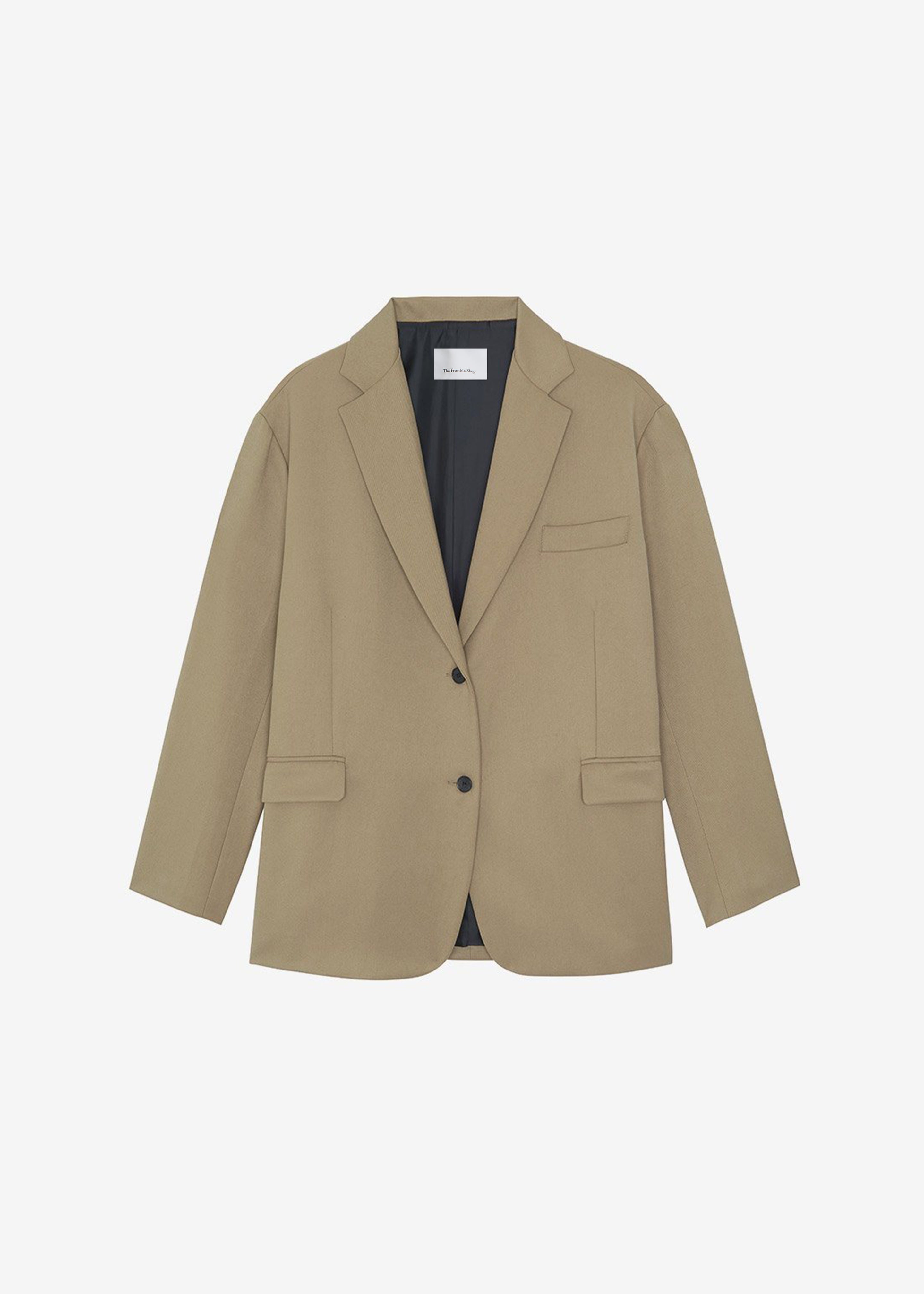 Frankie Oversized Boyfriend Blazer - Desert Taupe – The Frankie