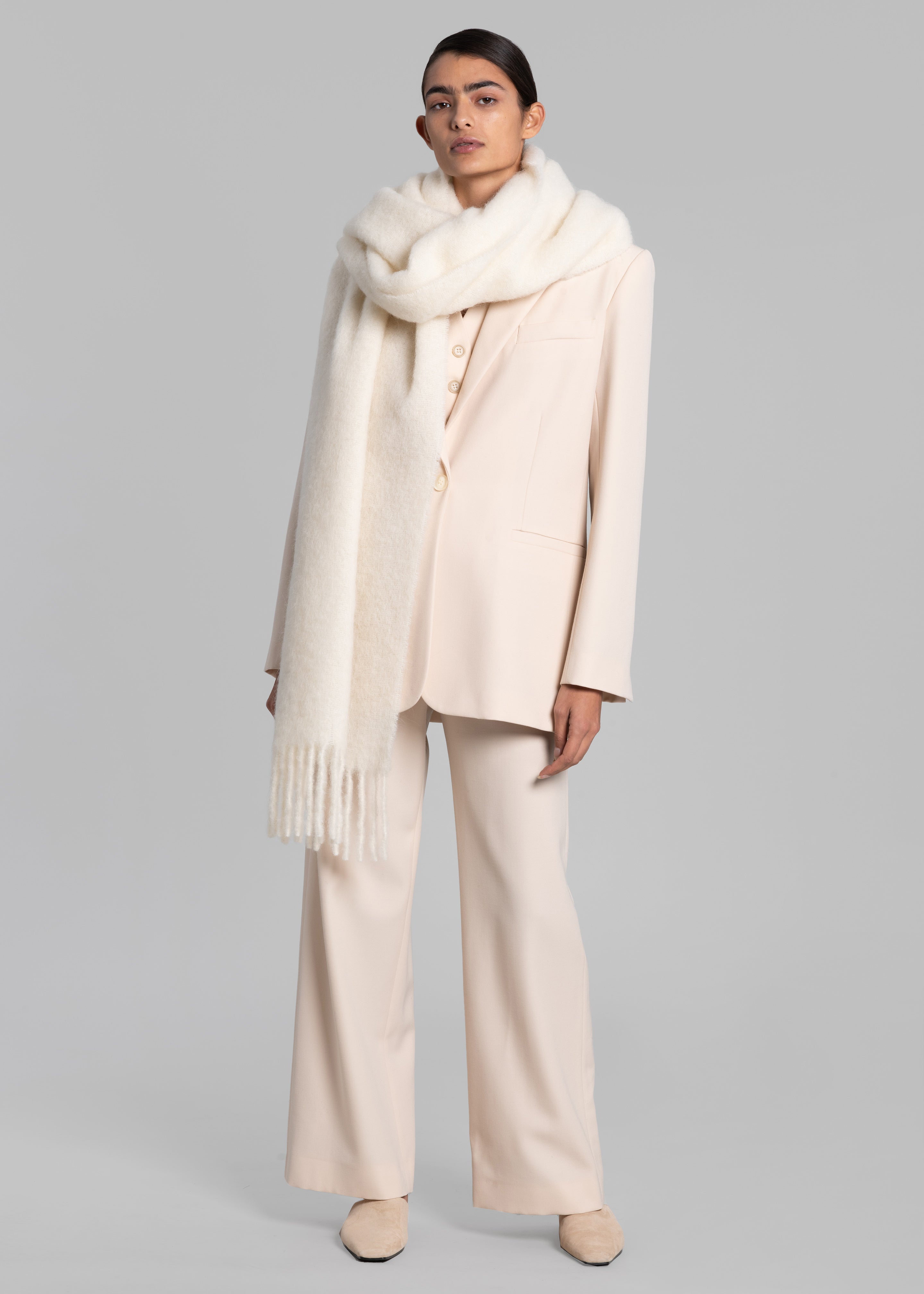 Frankie Lanne Scarf - Off White - 2