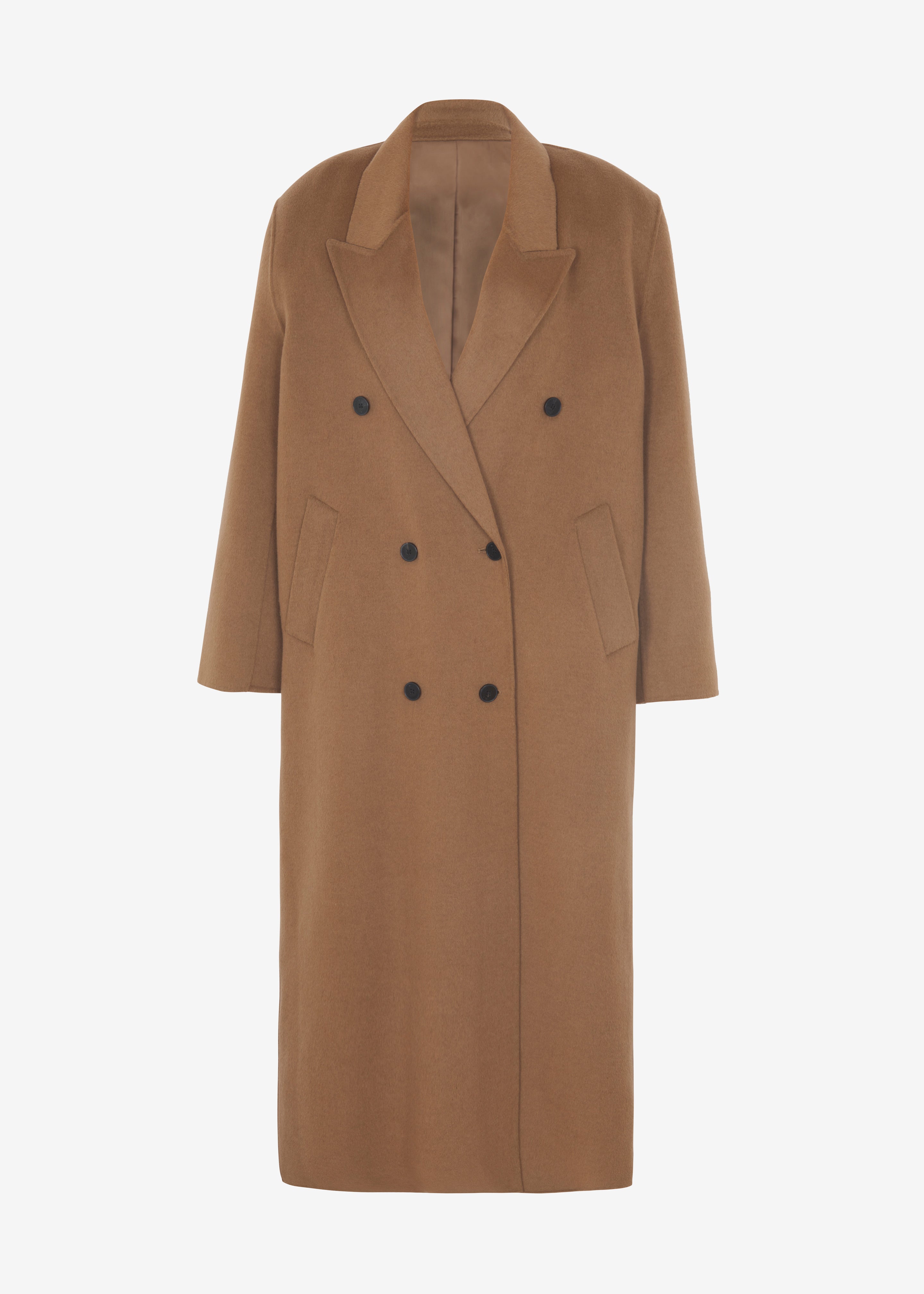 Gaia Double Breasted Coat - Camel - 9