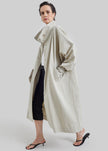 Gaillon Oversized Trench Coat - Light Beige
