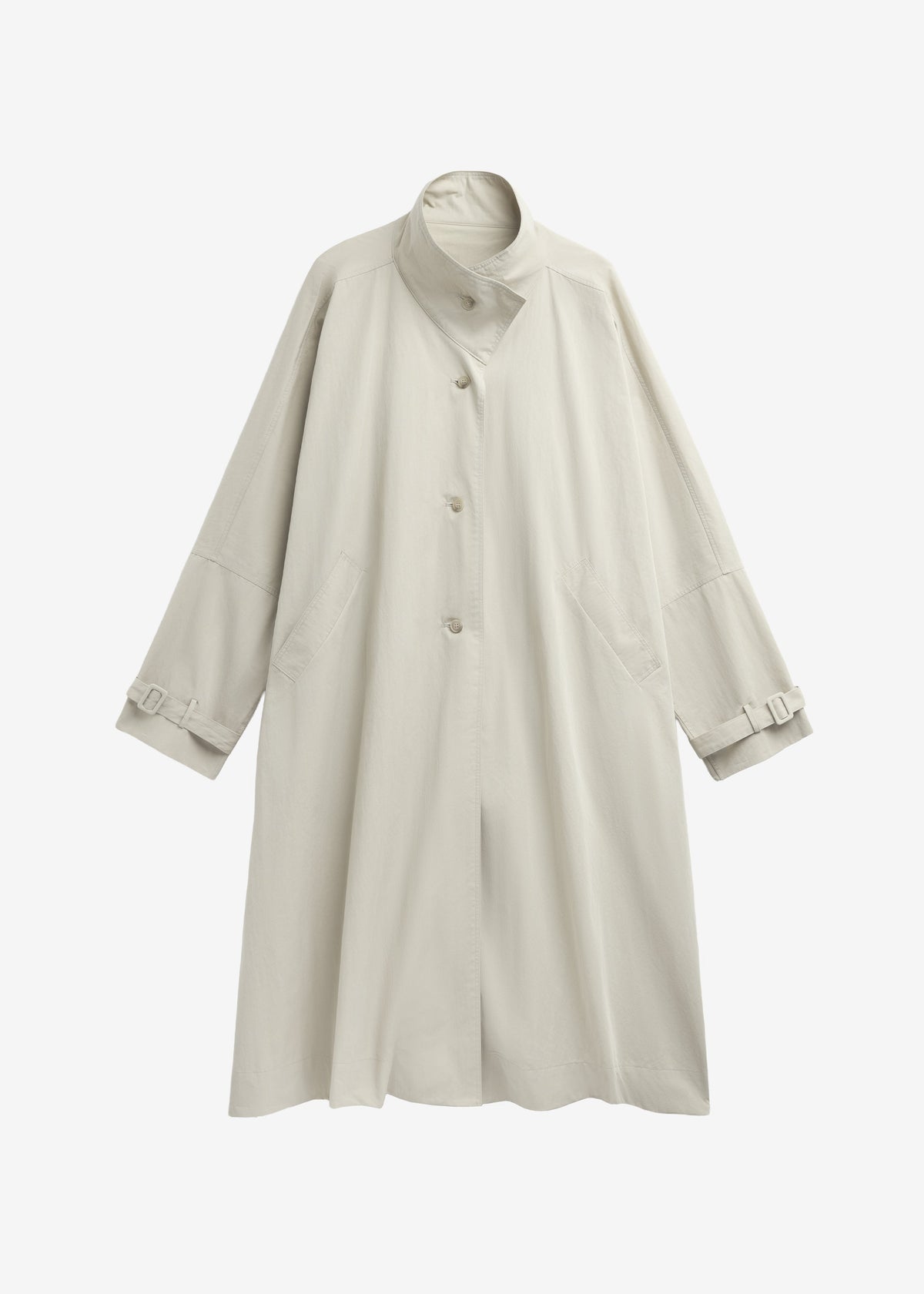 Gaillon Oversized Trench Coat - Light Beige