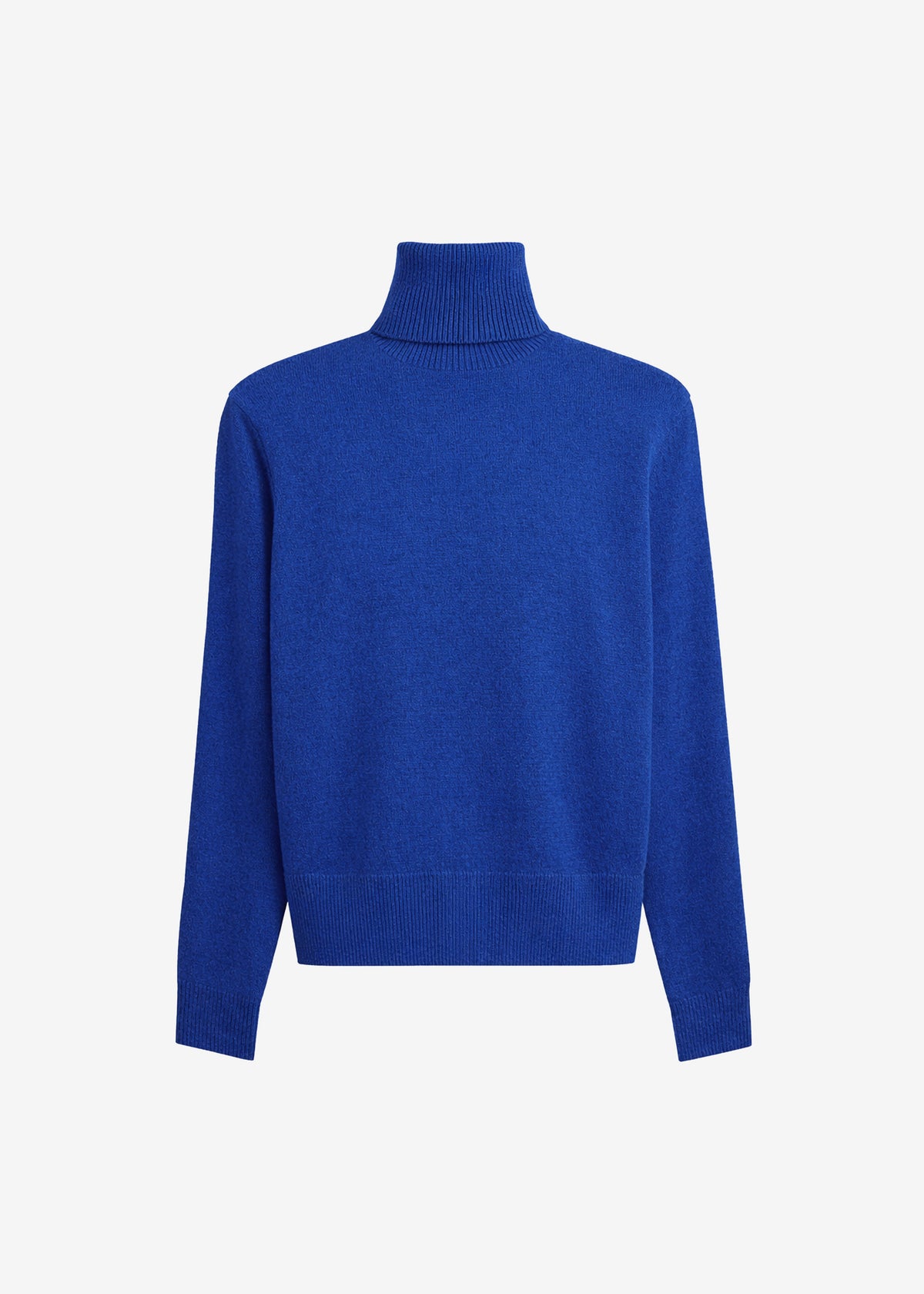 Gala Padded Knit Turtleneck - Blue - 5