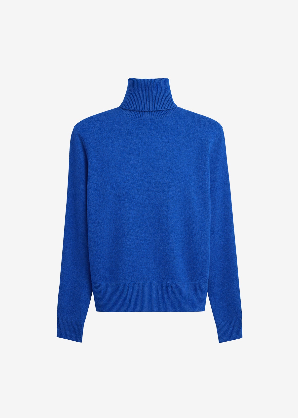 Dolcevita Gala in maglia con spalle imbottite - Blu