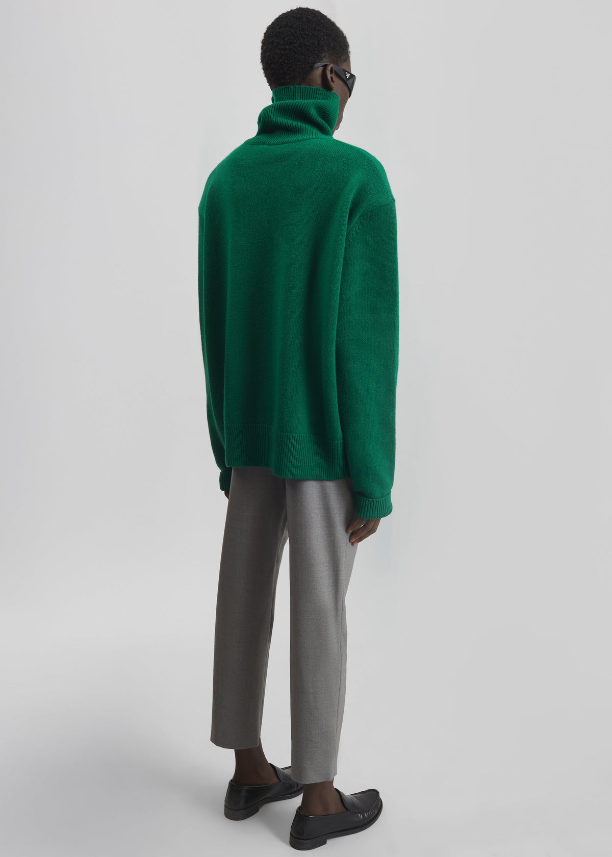 Gala Padded Knit Turtleneck - Forest Green - 5